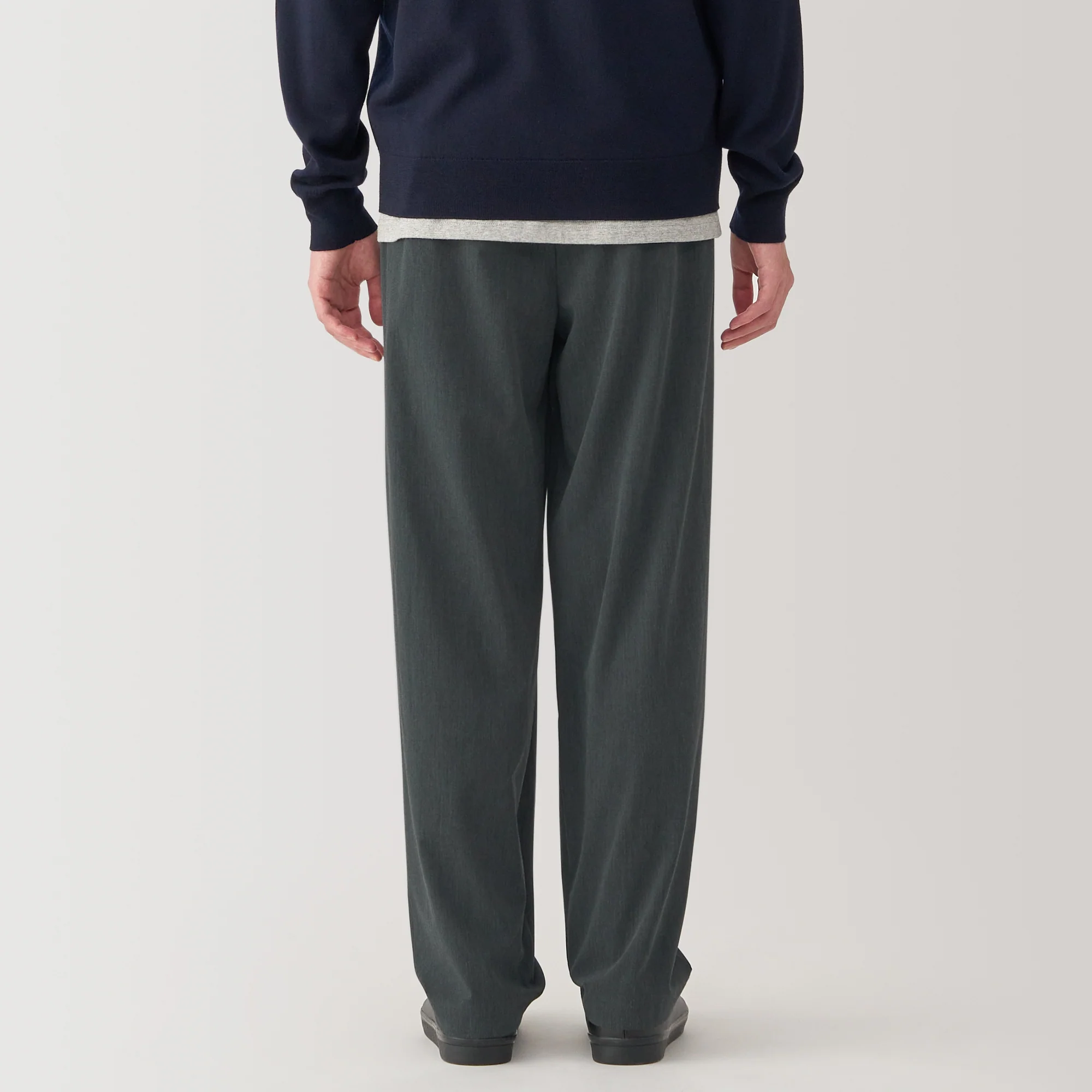 Men's Wrinkle-Resistant Darted Wide Easy Pants - Image 25