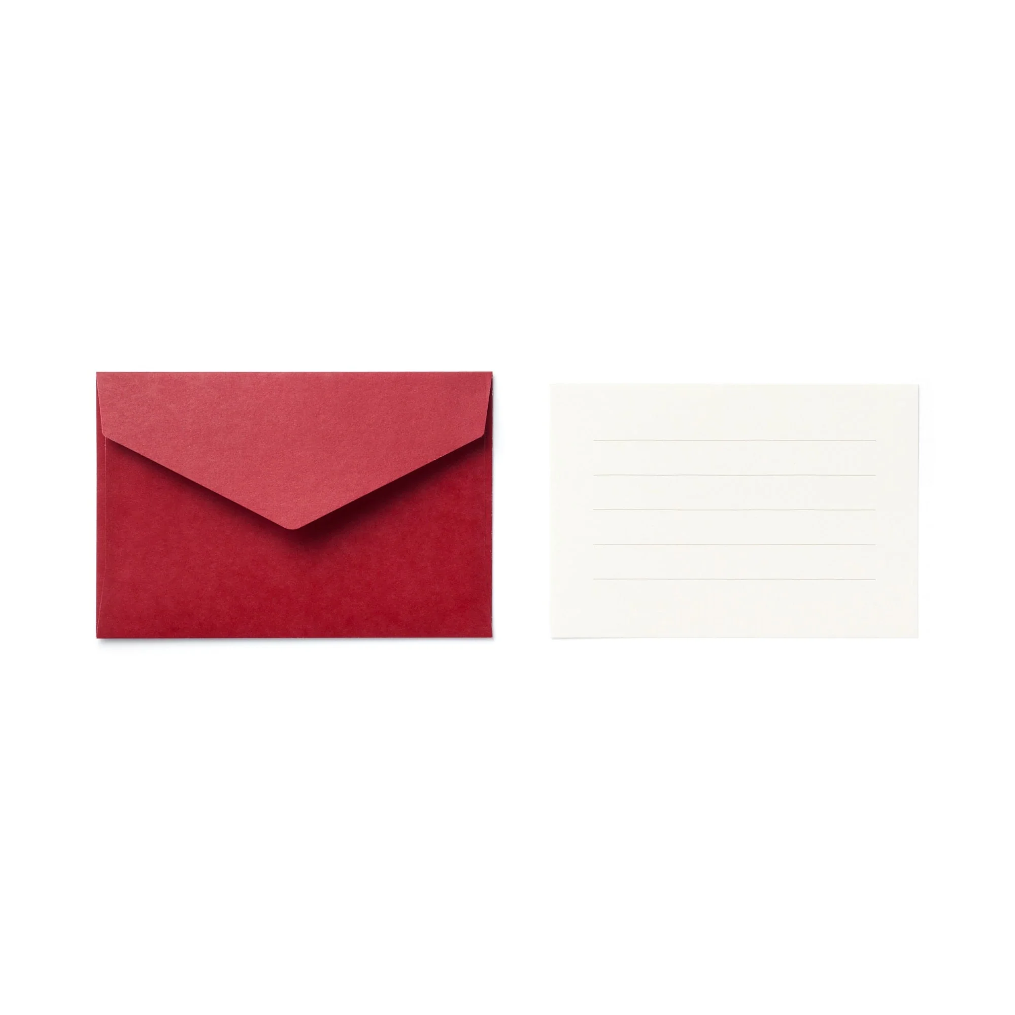 Mini Letter Writing Set - Burgundy