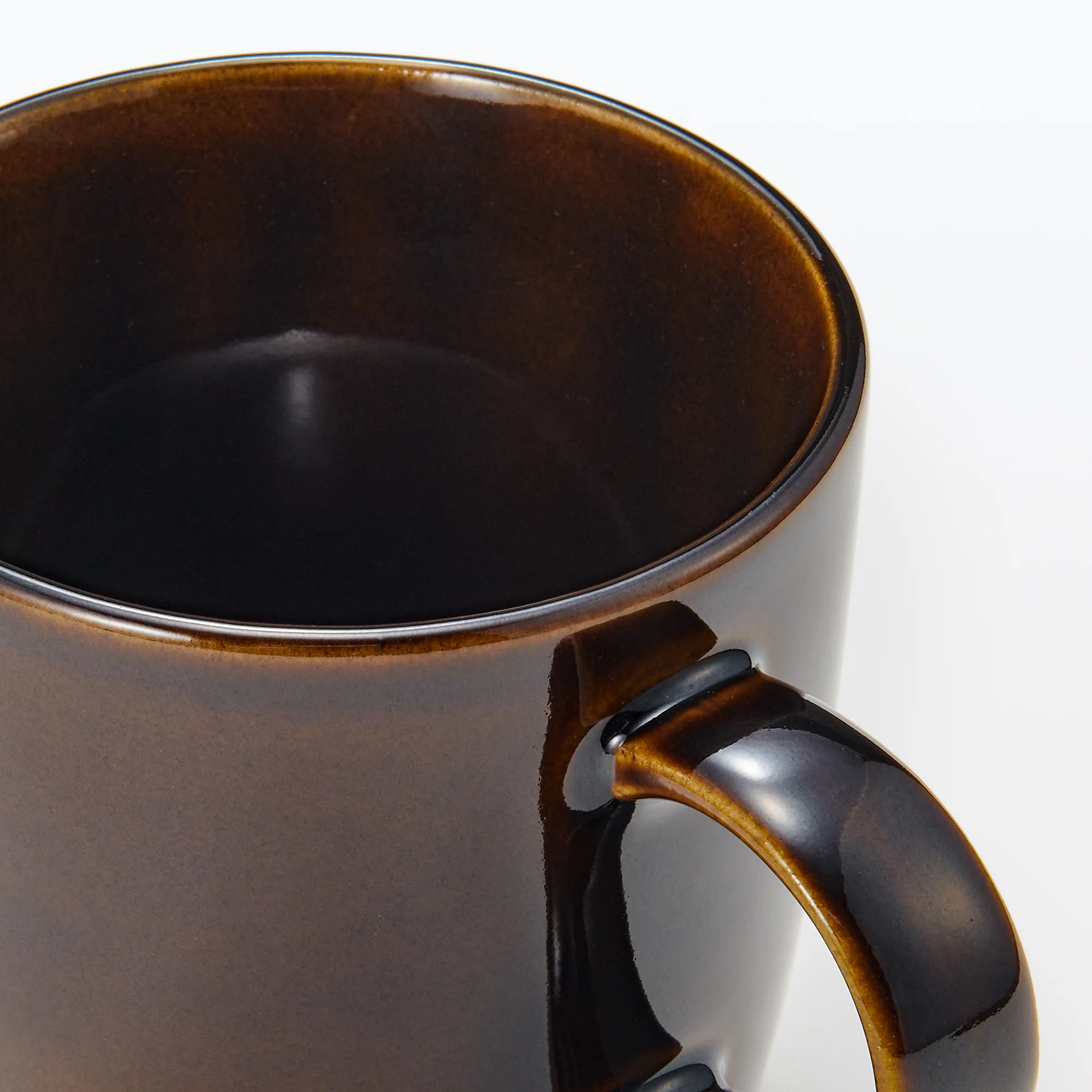 Mino Ware Coffee Cup - Dark Brown - Image 5