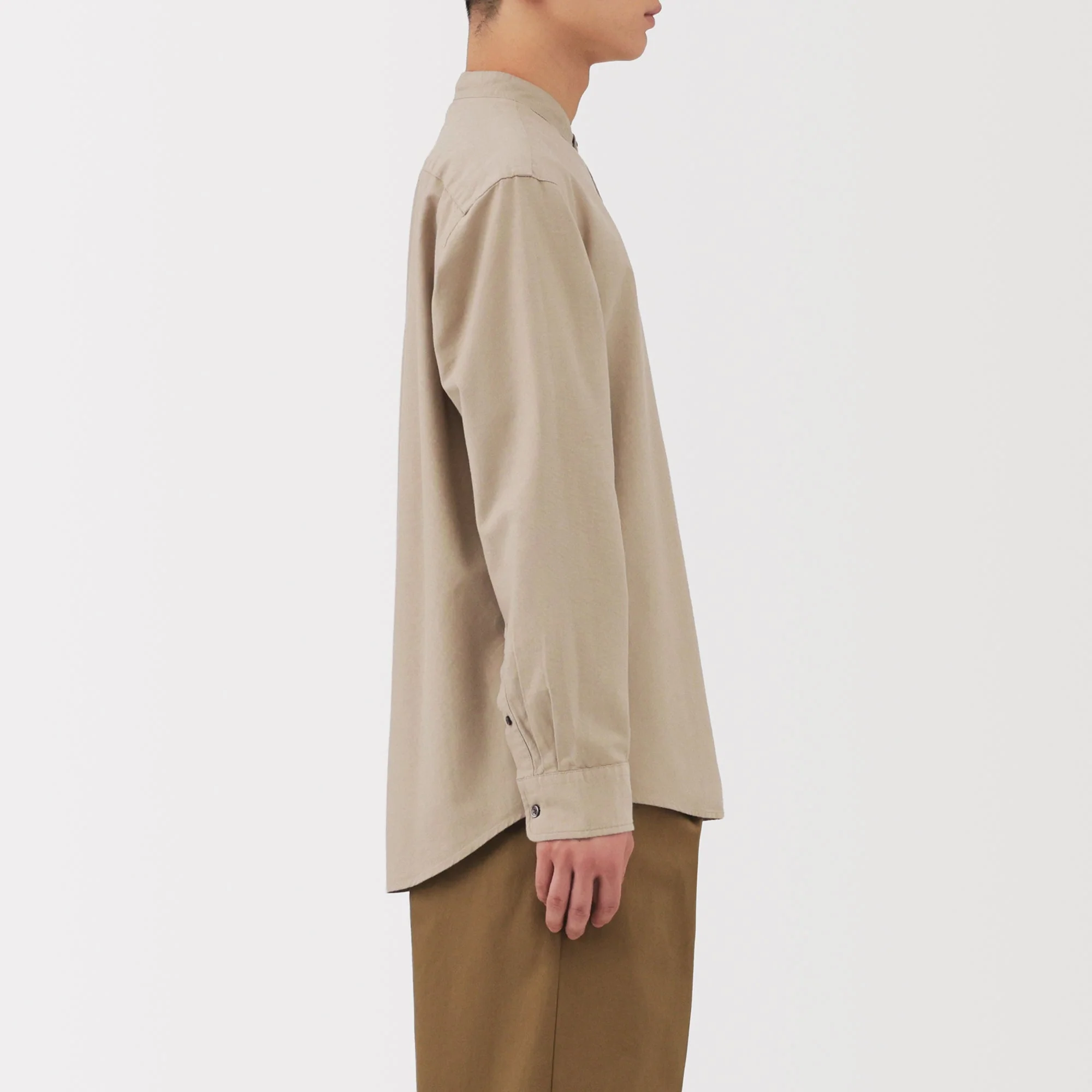 Oxford Stand Collar Shirt - Image 25