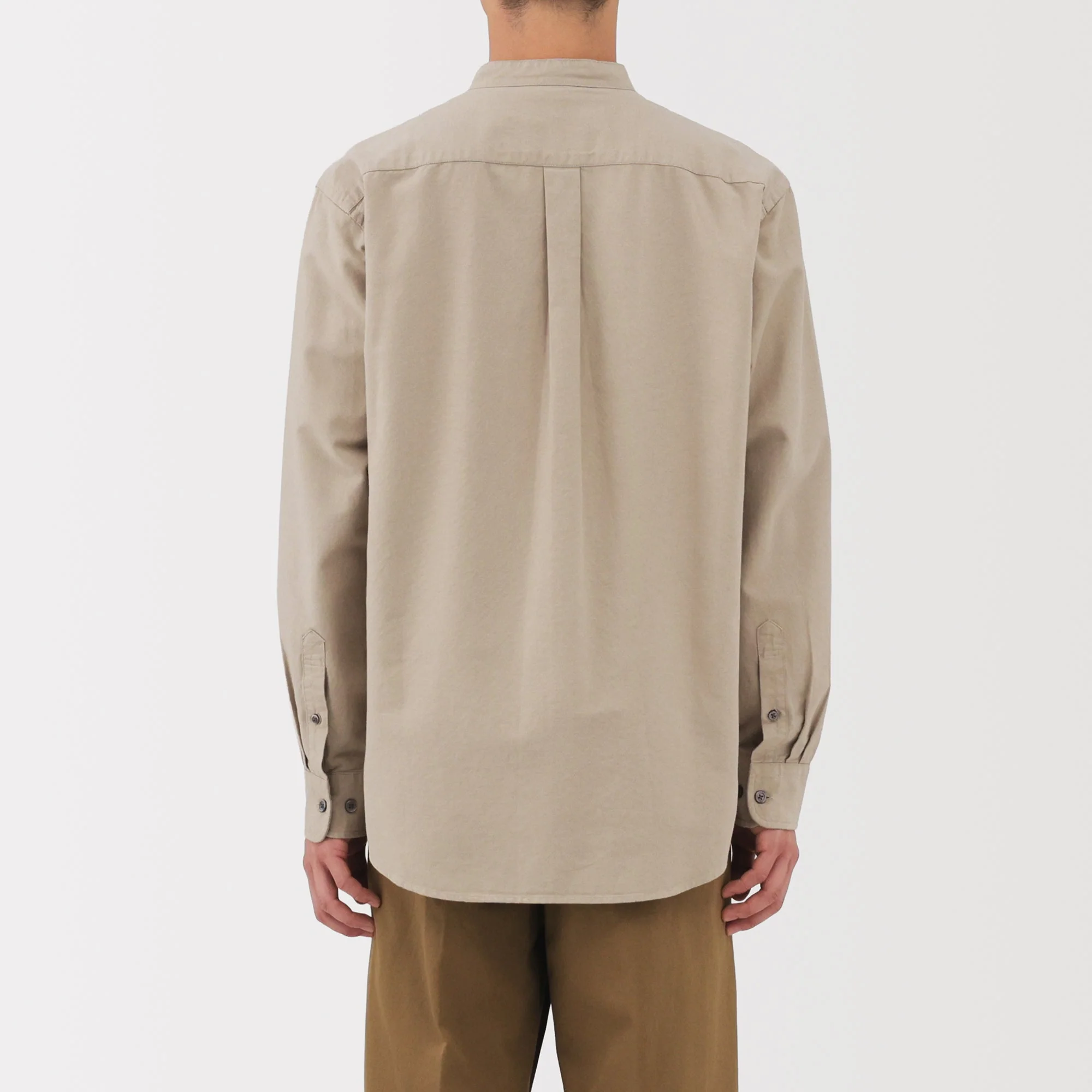 Oxford Stand Collar Shirt - Image 26