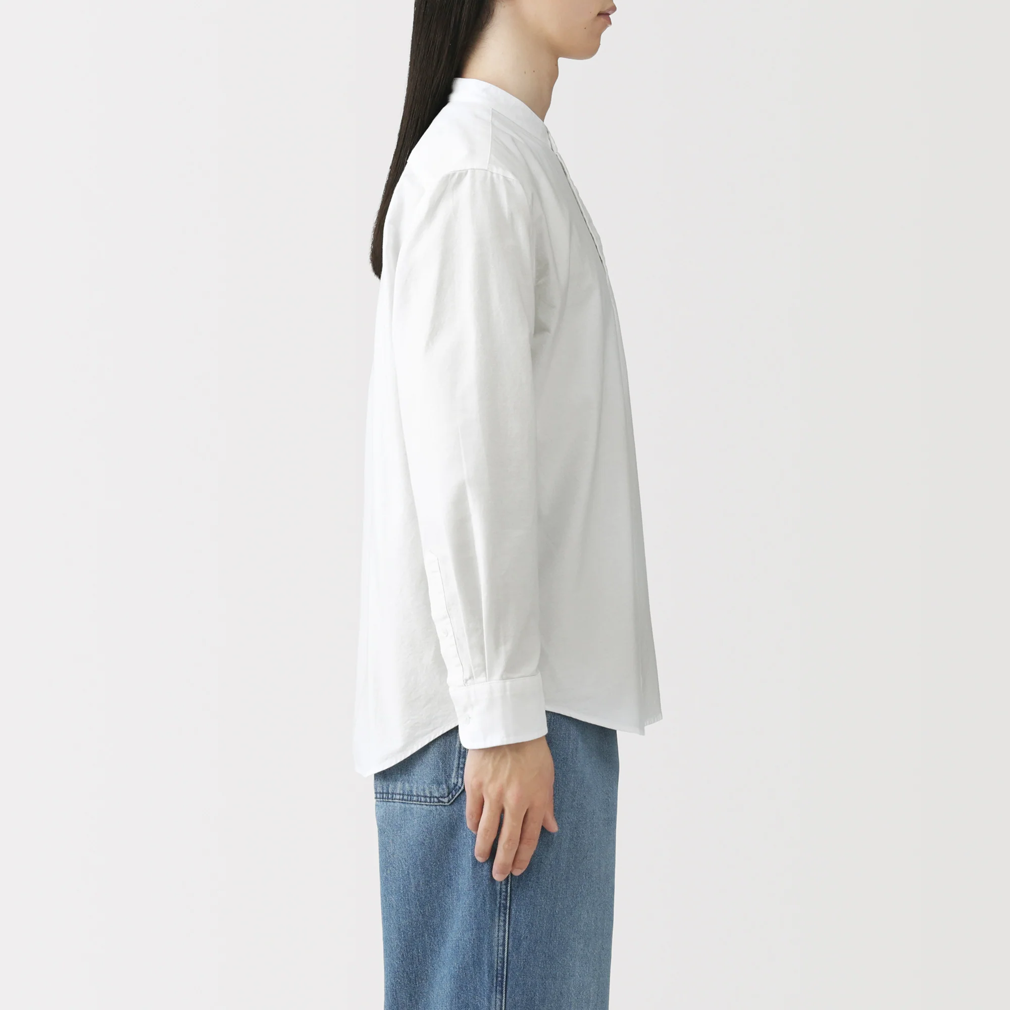 Oxford Stand Collar Shirt - Image 50
