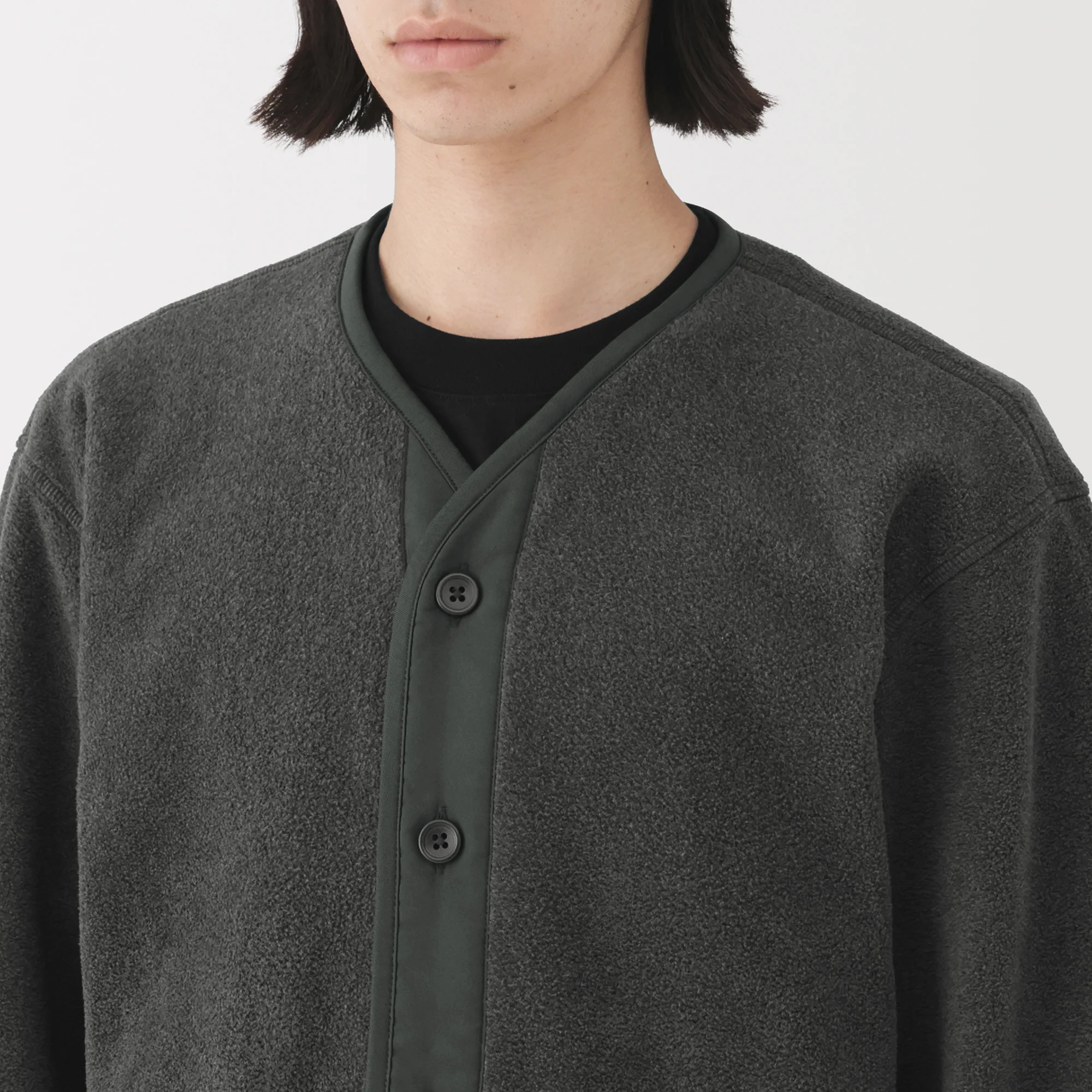 Recyclable Fleece Cardigan - Image 7