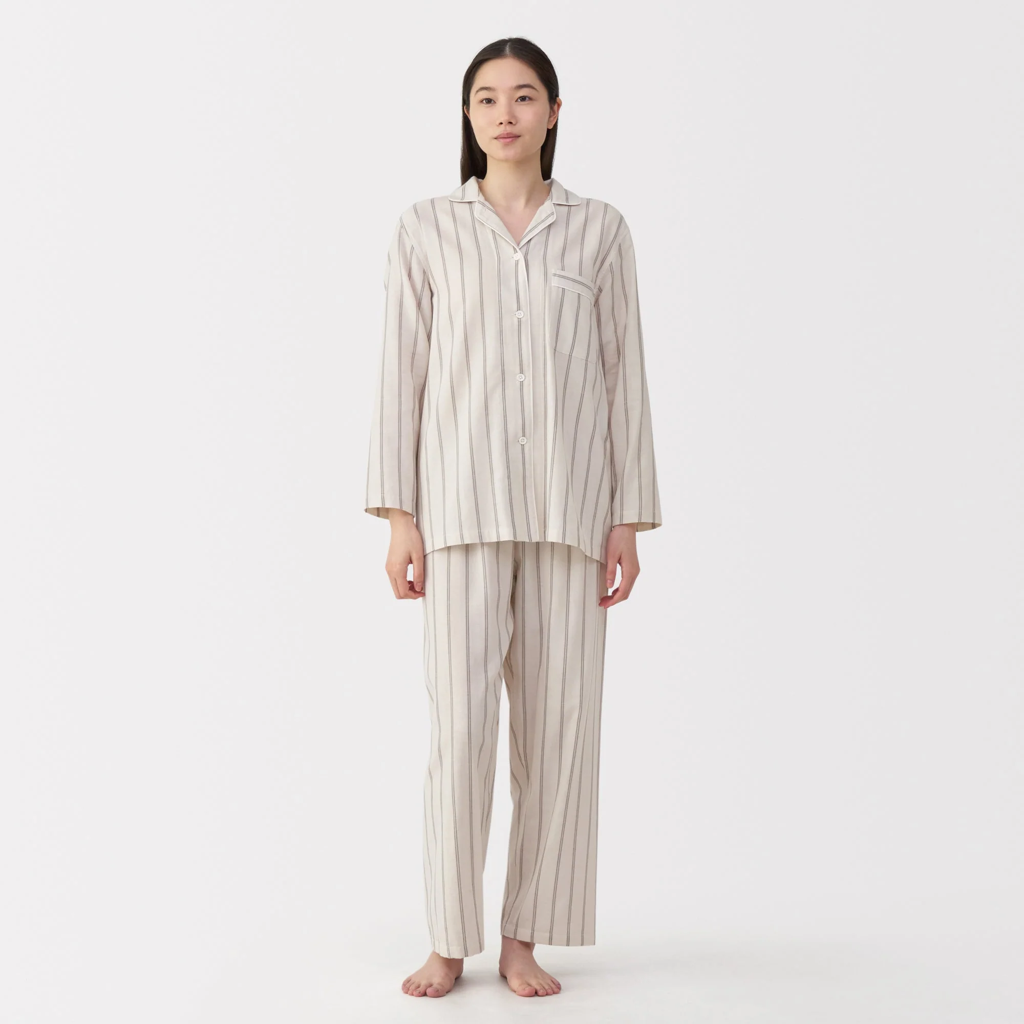 Side Seamless Double Gauze Pajamas
