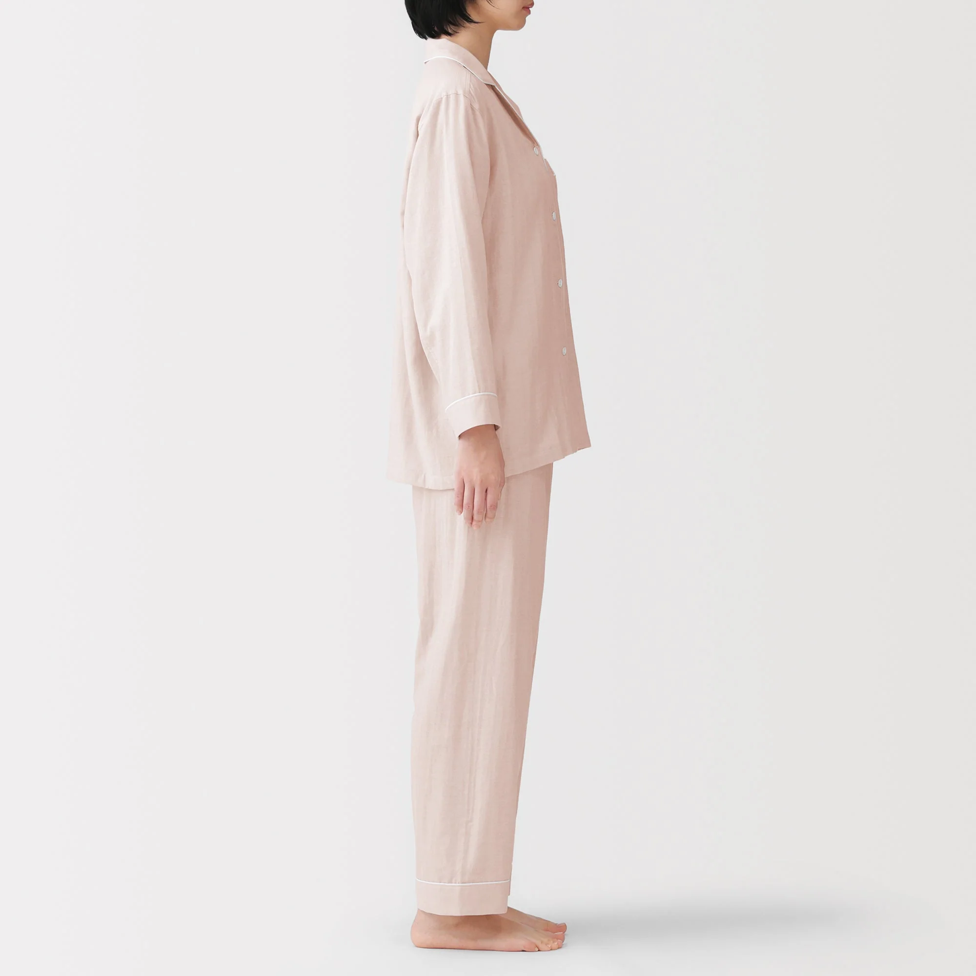 Side Seamless Double Gauze Pajamas - Image 40