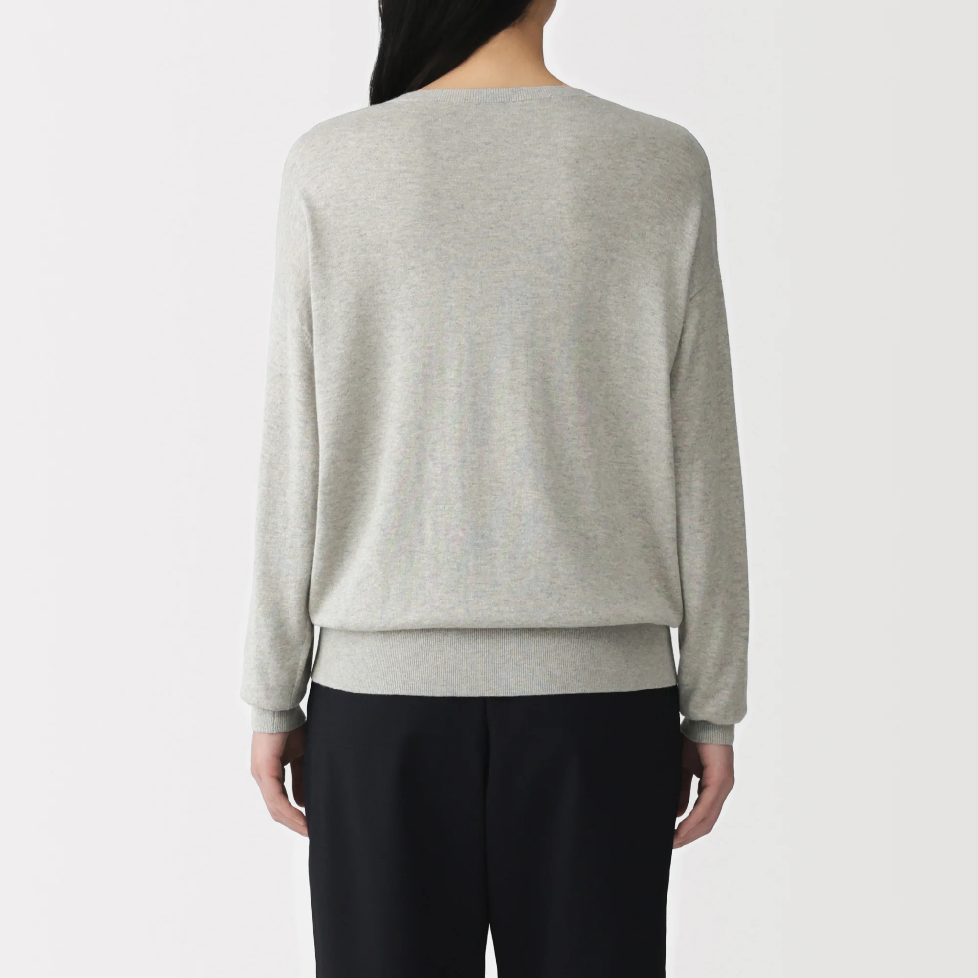 Soy Fiber Blend V-Neck Sweater - Image 5
