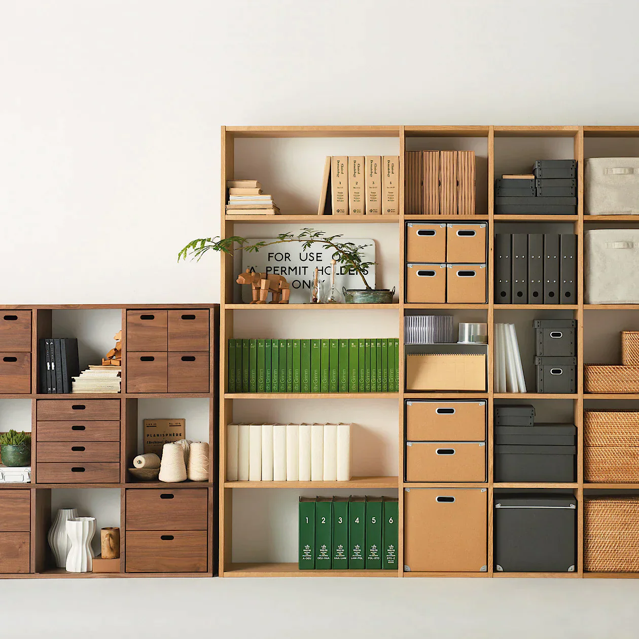 Stacking Shelf Additional Shelf - Oak - 5 Tiers - Image 2