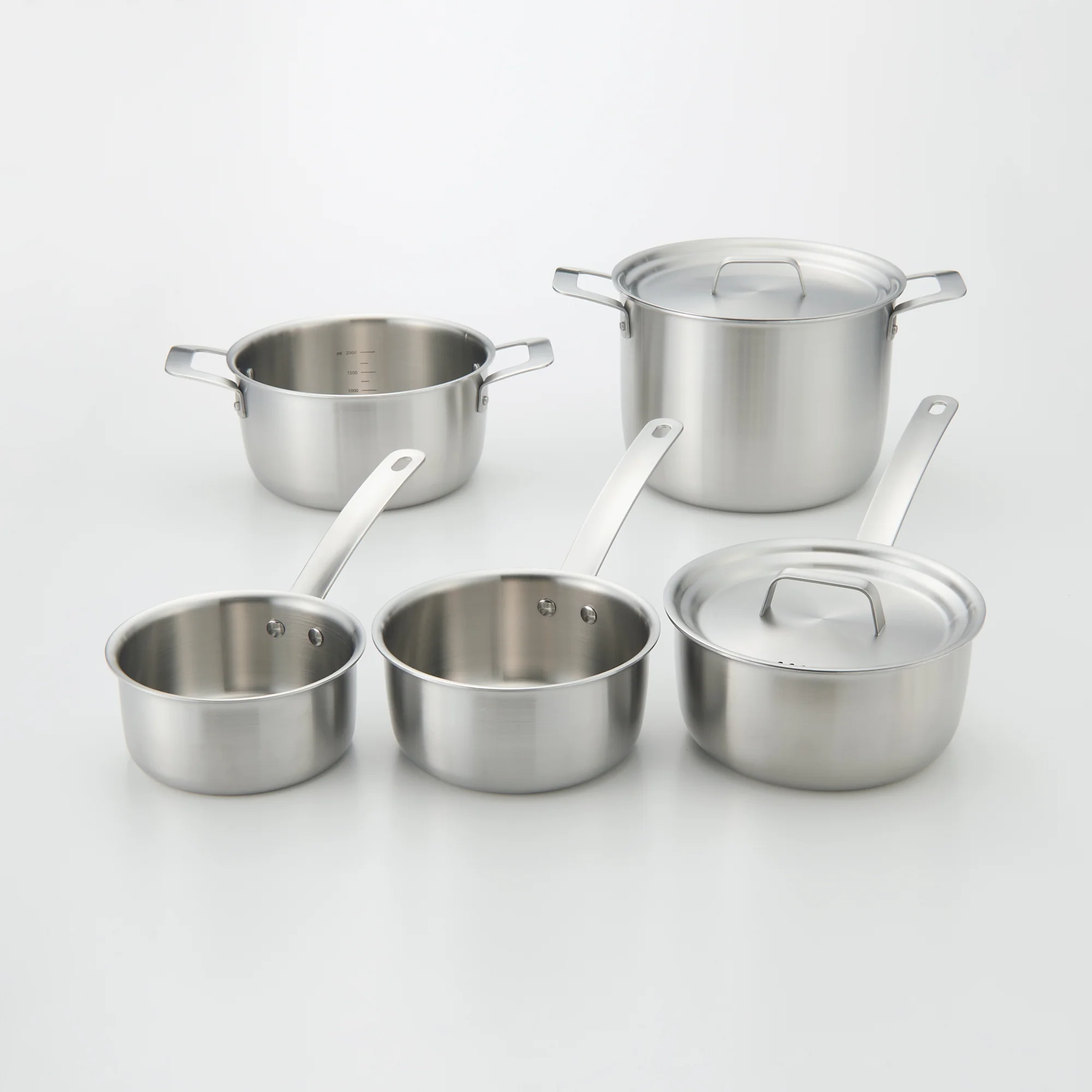 Stainless Aluminium 3-Layer Steel Milk Pan 1.05 Qt - Image 12