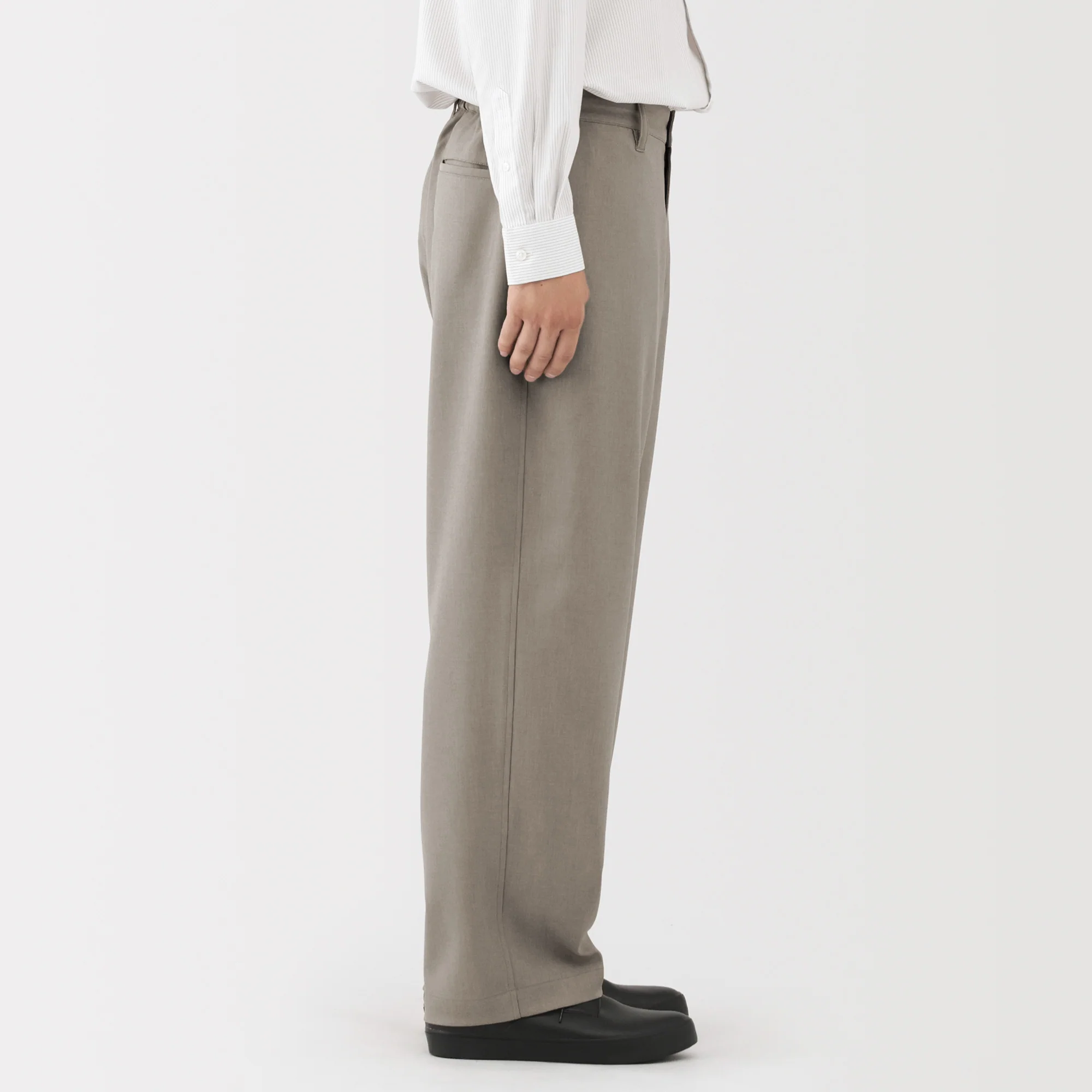 Stretch Wide Trousers - Image 15