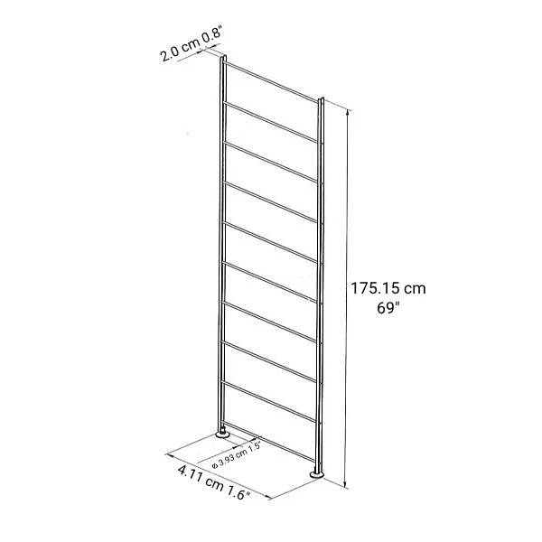 SUS Shelving Unit Stainless Steel Additional Frame - Large - Image 2