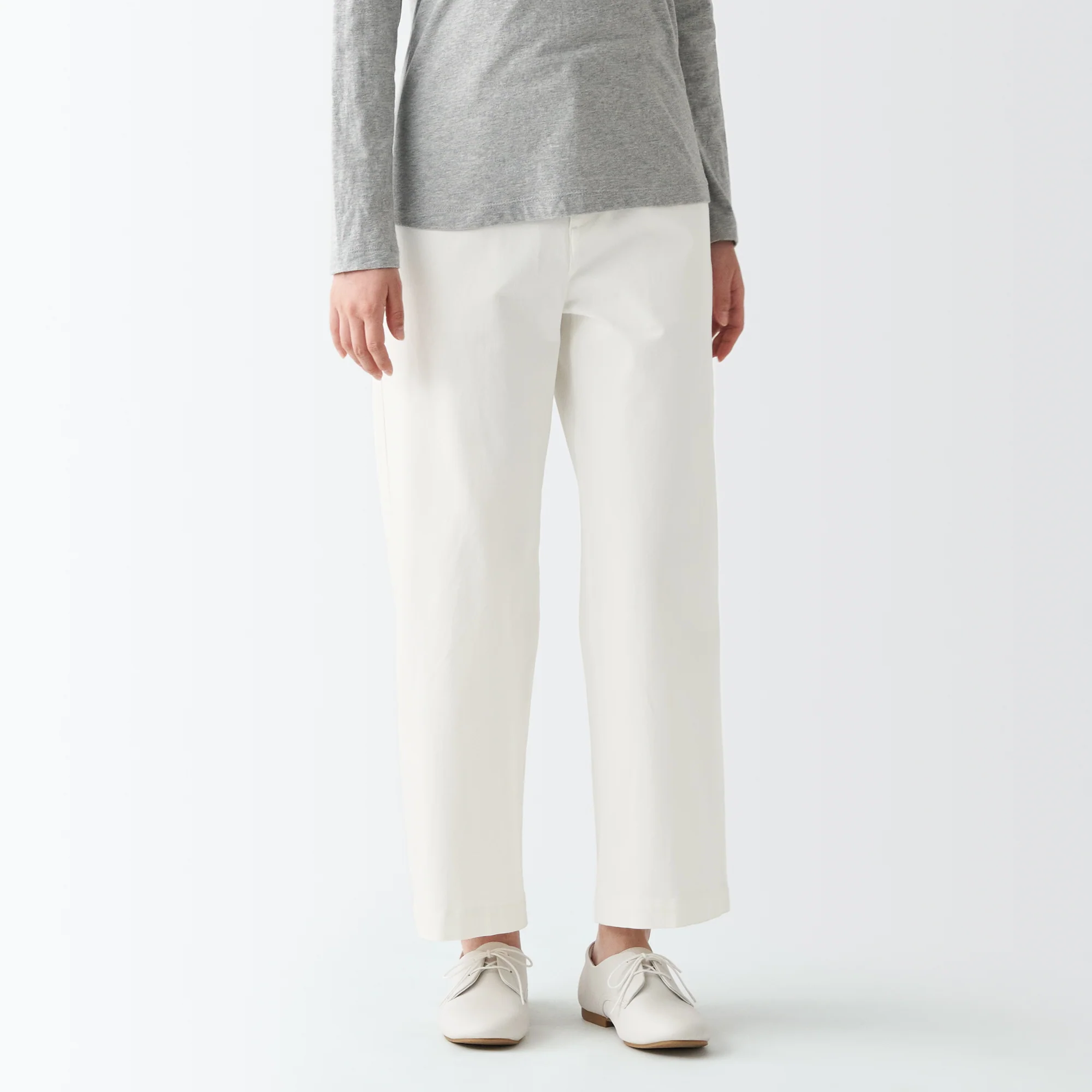 Women's 4-Way Stretch Chino Wide Pants - Image 13