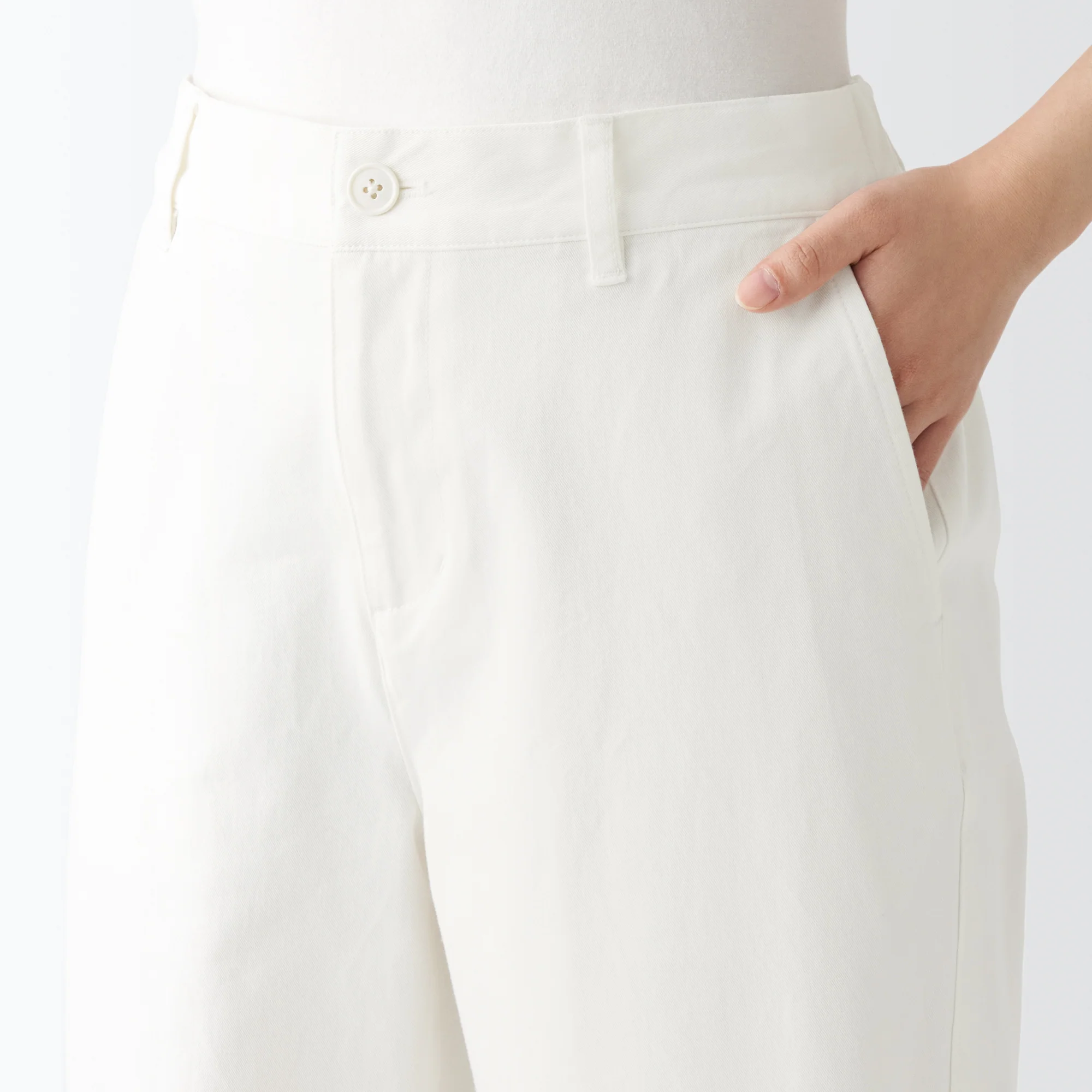 Women's 4-Way Stretch Chino Wide Pants - Image 18
