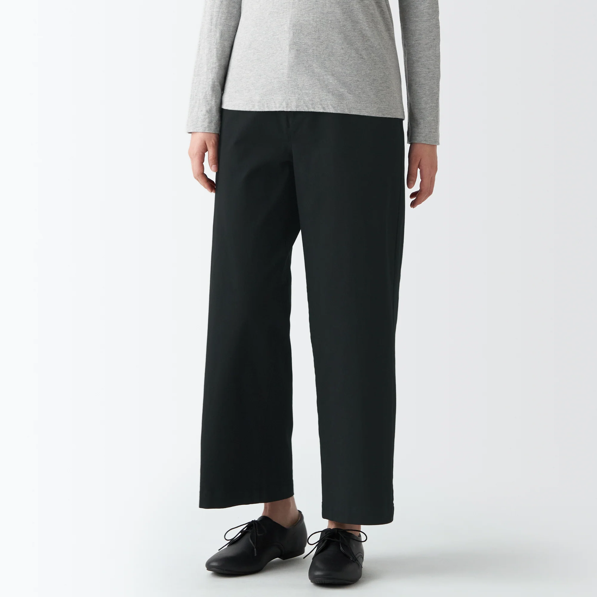 Women's 4-Way Stretch Chino Wide Pants - Image 23