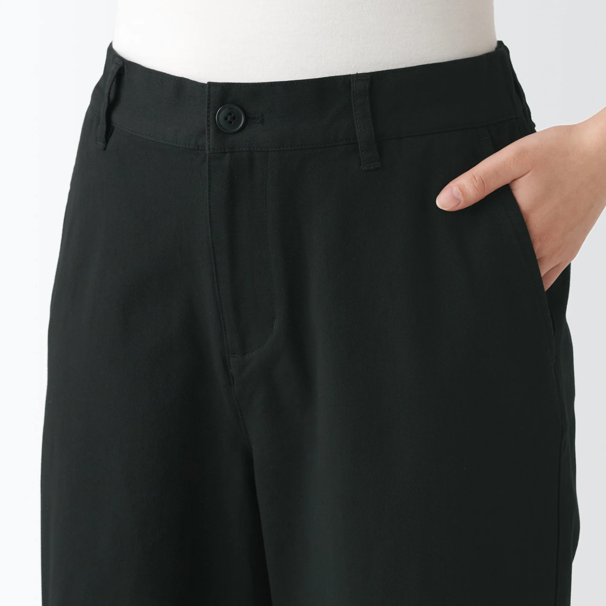 Women's 4-Way Stretch Chino Wide Pants - Image 28