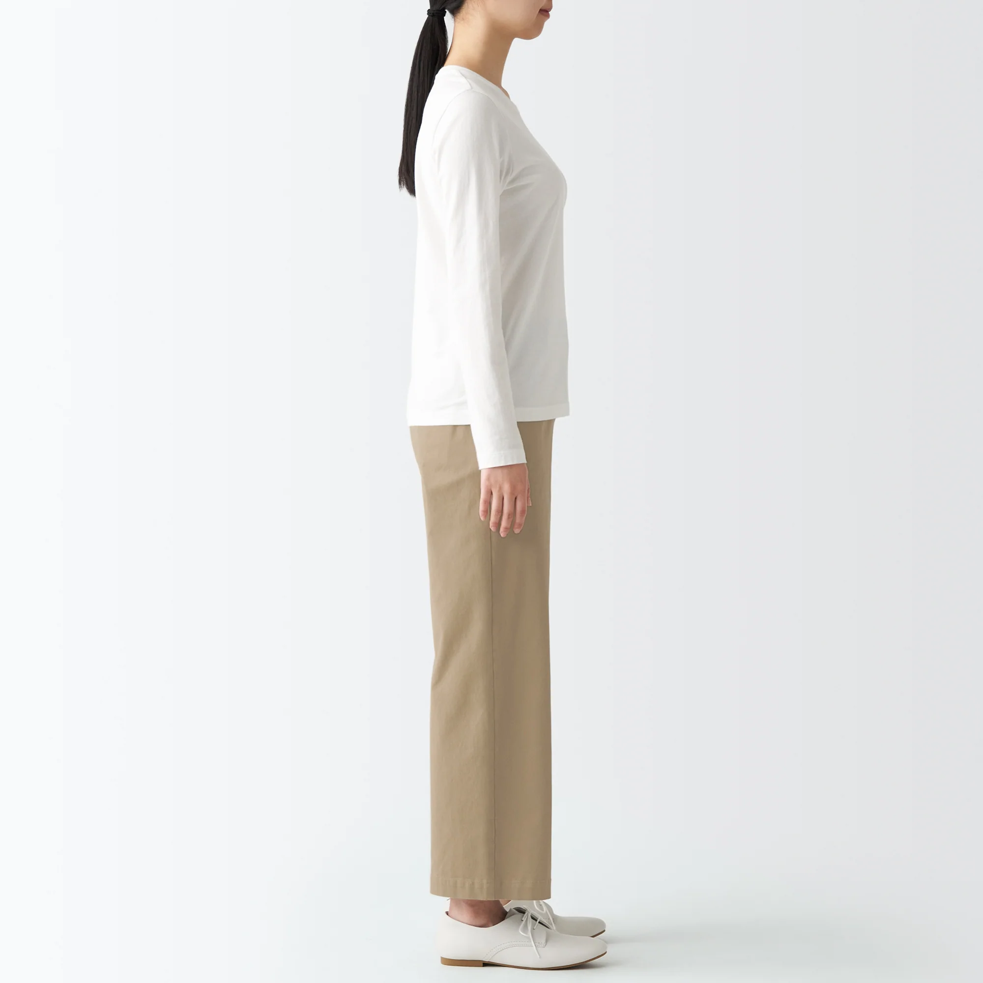 Women's 4-Way Stretch Chino Wide Pants - Image 34