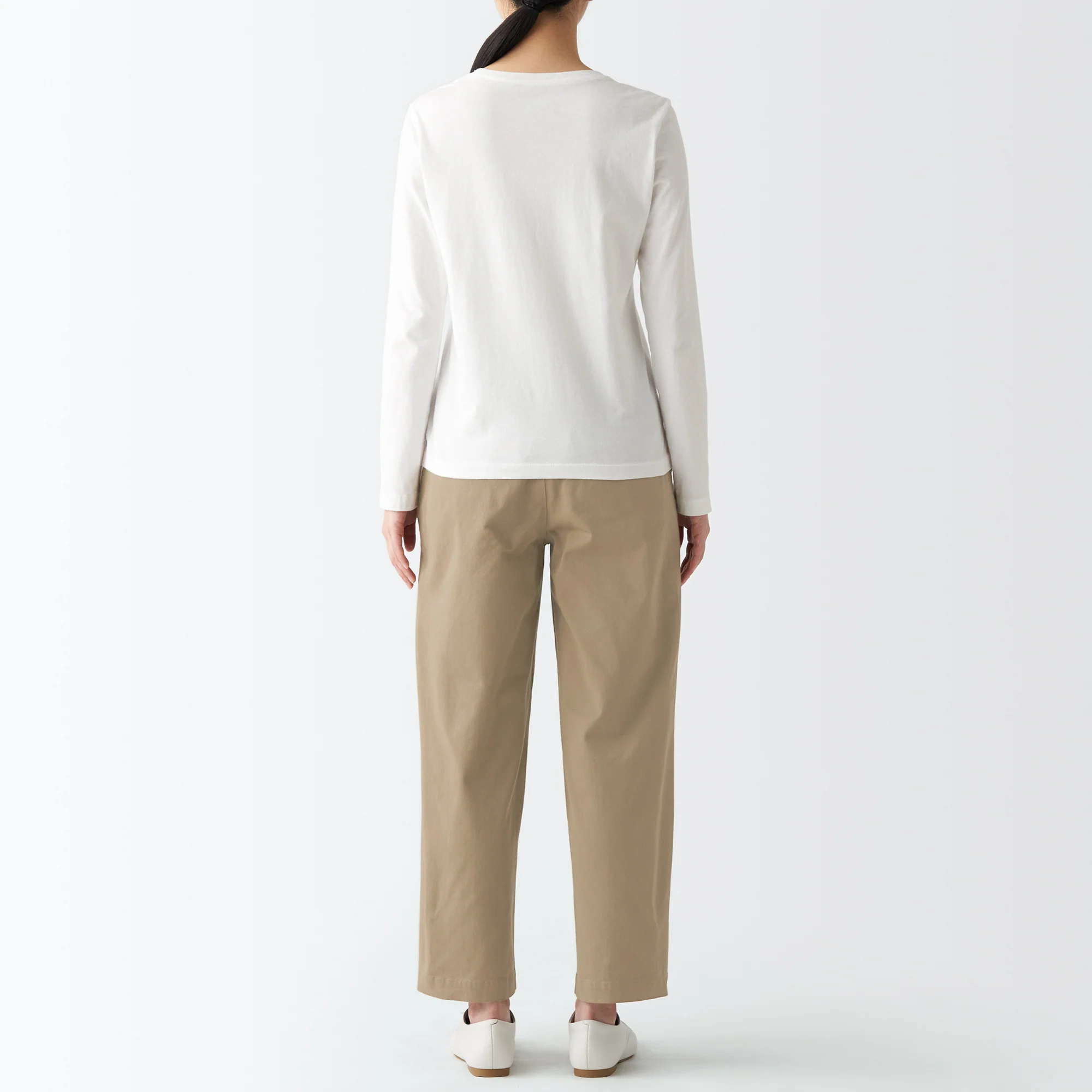 Women's 4-Way Stretch Chino Wide Pants - Image 35