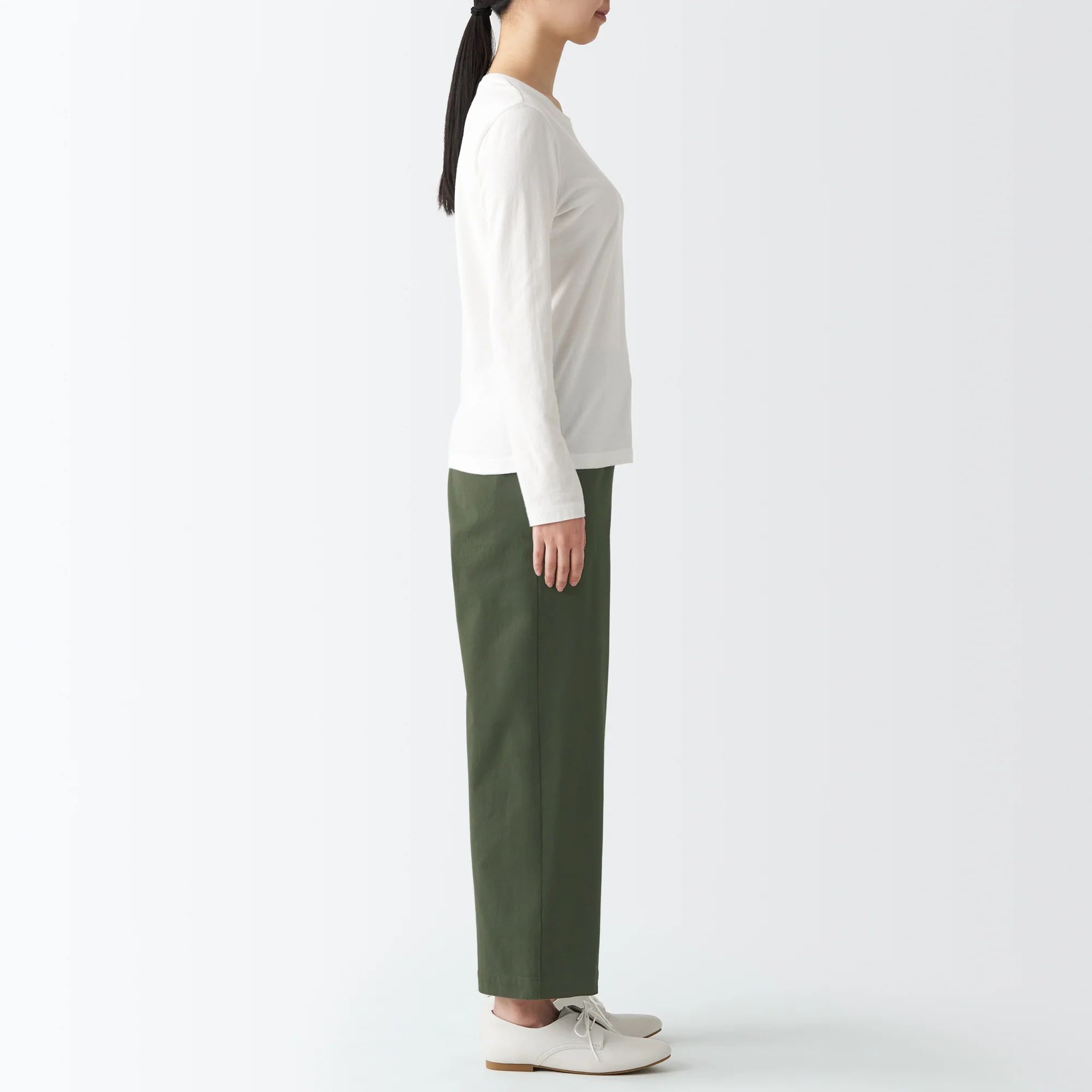Women's 4-Way Stretch Chino Wide Pants - Image 44
