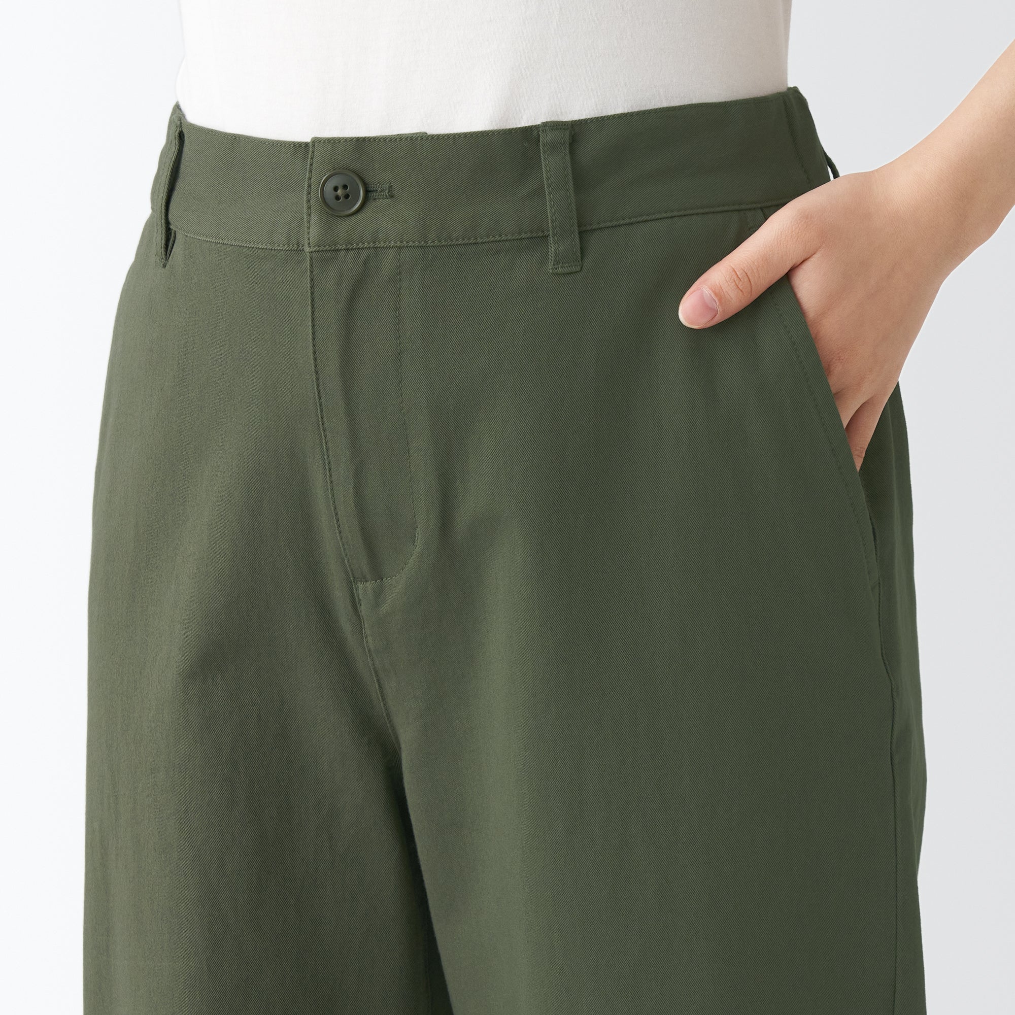 Women's 4-Way Stretch Chino Wide Pants - Image 48