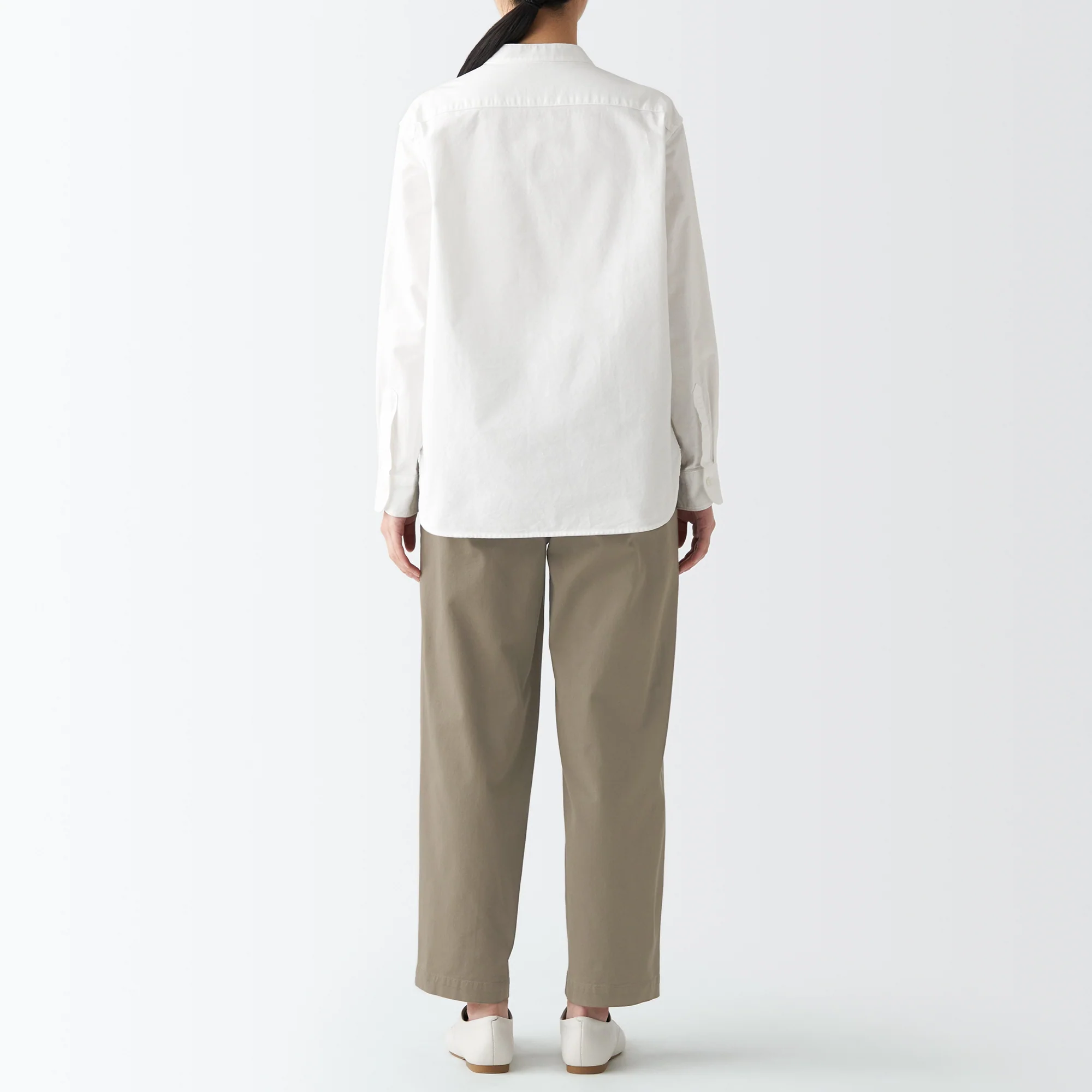 Women's 4-Way Stretch Chino Wide Pants - Image 5