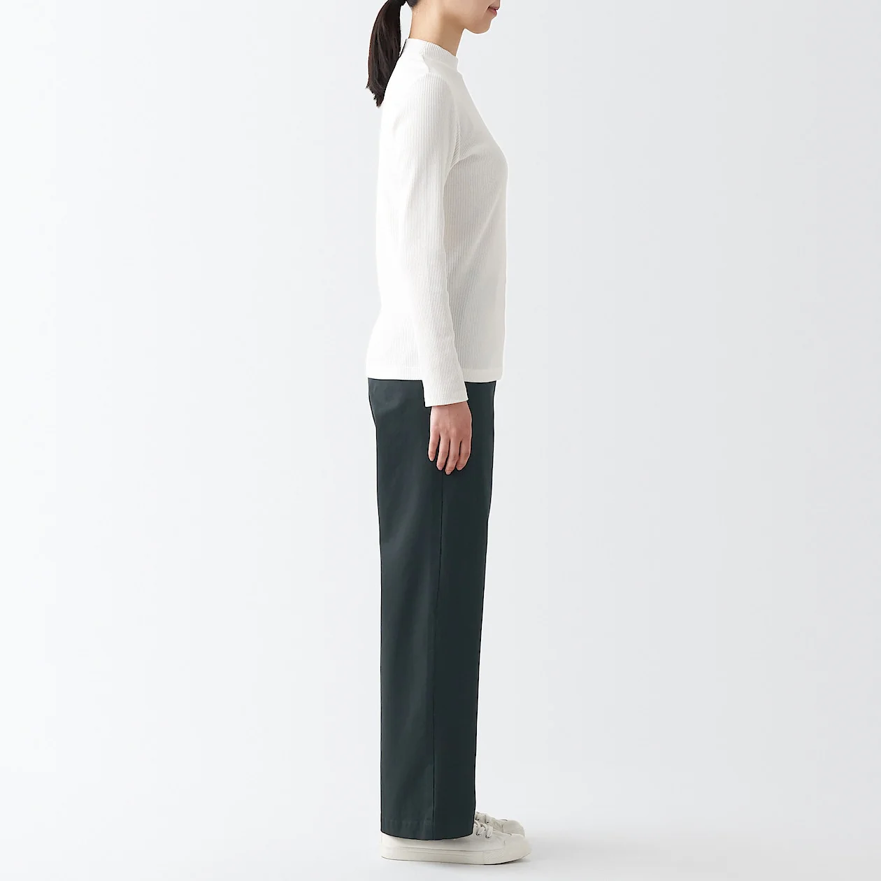 Women's 4-Way Stretch Chino Wide Pants - Image 37