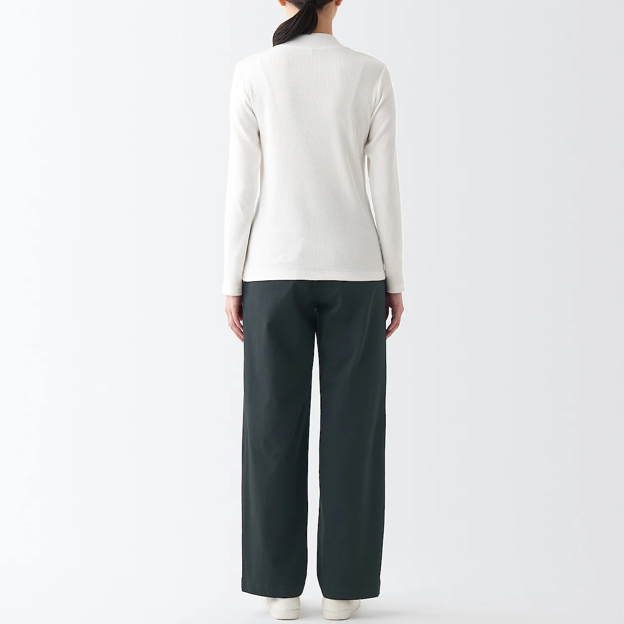 Women's 4-Way Stretch Chino Wide Pants - Image 38