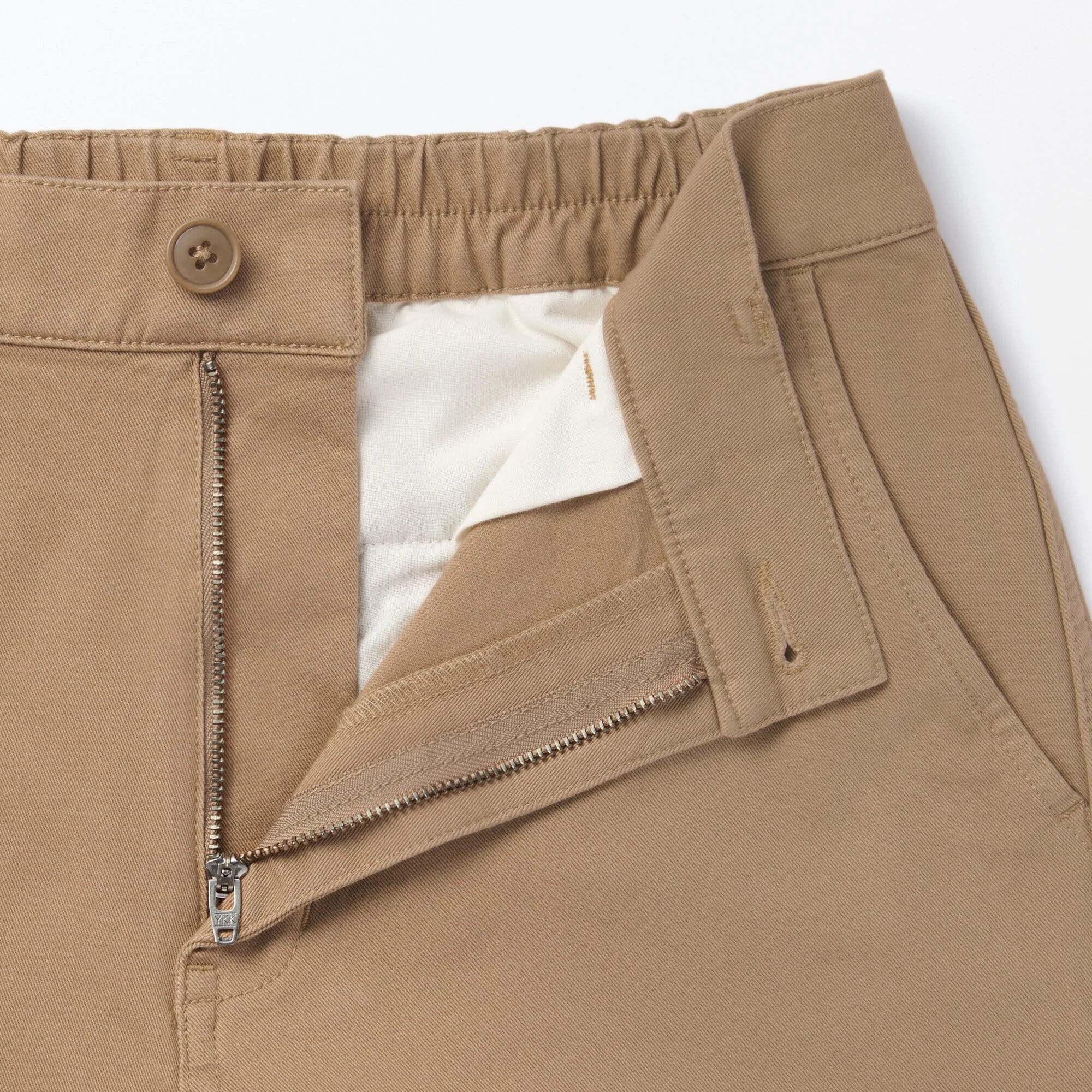 Women's 4-Way Stretch Chino Wide Straight Pants (L 32inch / 80cm) - Image 19
