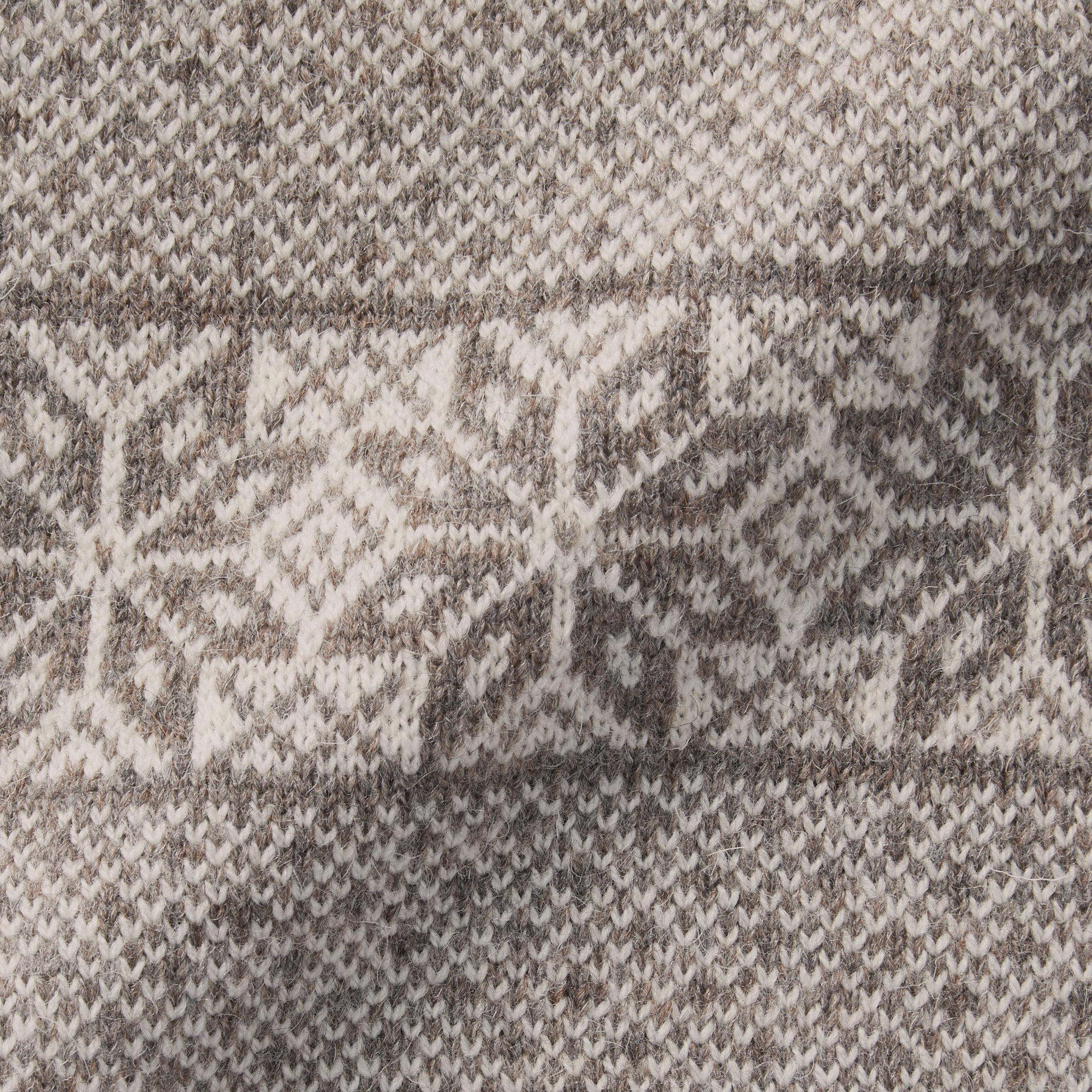 Women's Andes Wool Jacquard Pattern Vest - Image 8