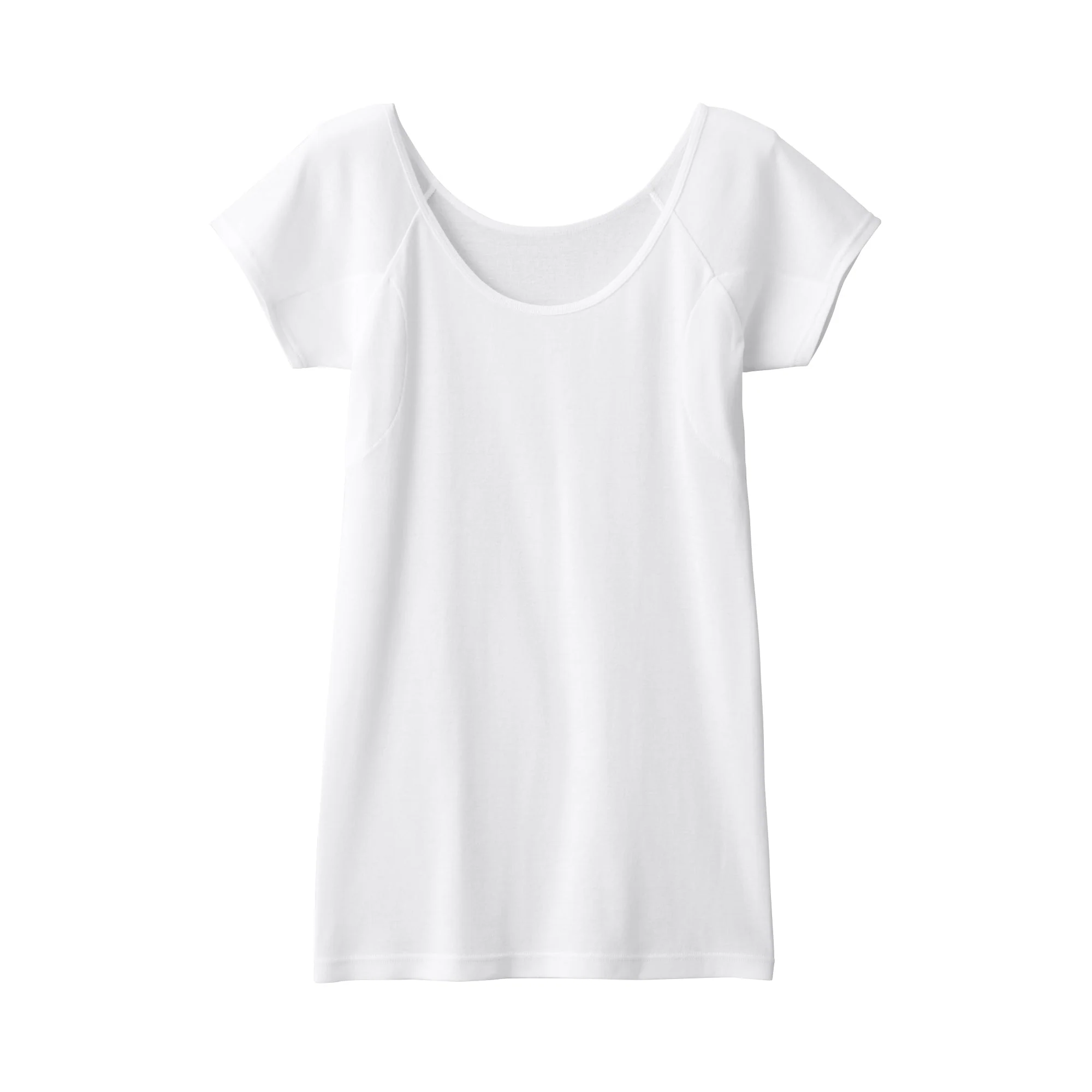 Women's Breathable Cotton French Sleeve T-Shirt with Sweat Pad - Image 10