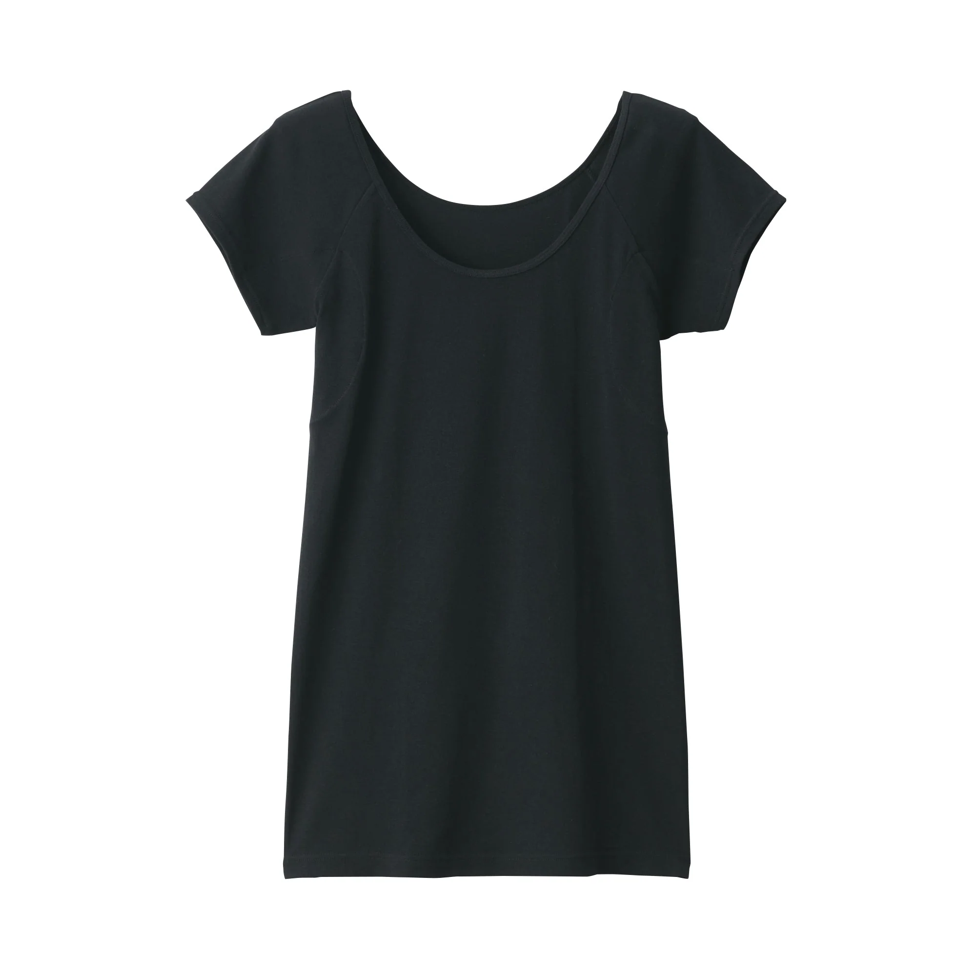 Women's Breathable Cotton French Sleeve T-Shirt with Sweat Pad - Image 17