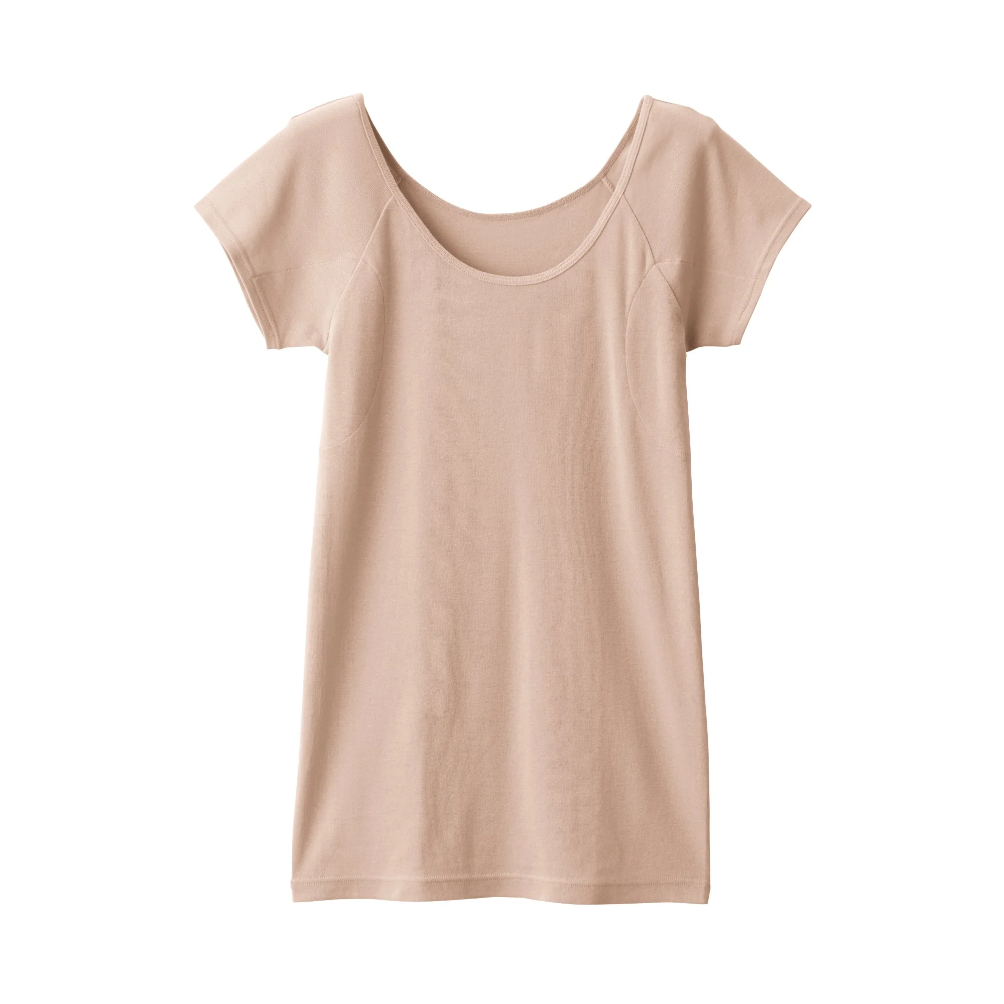 Women's Breathable Cotton French Sleeve T-Shirt with Sweat Pad - Image 25