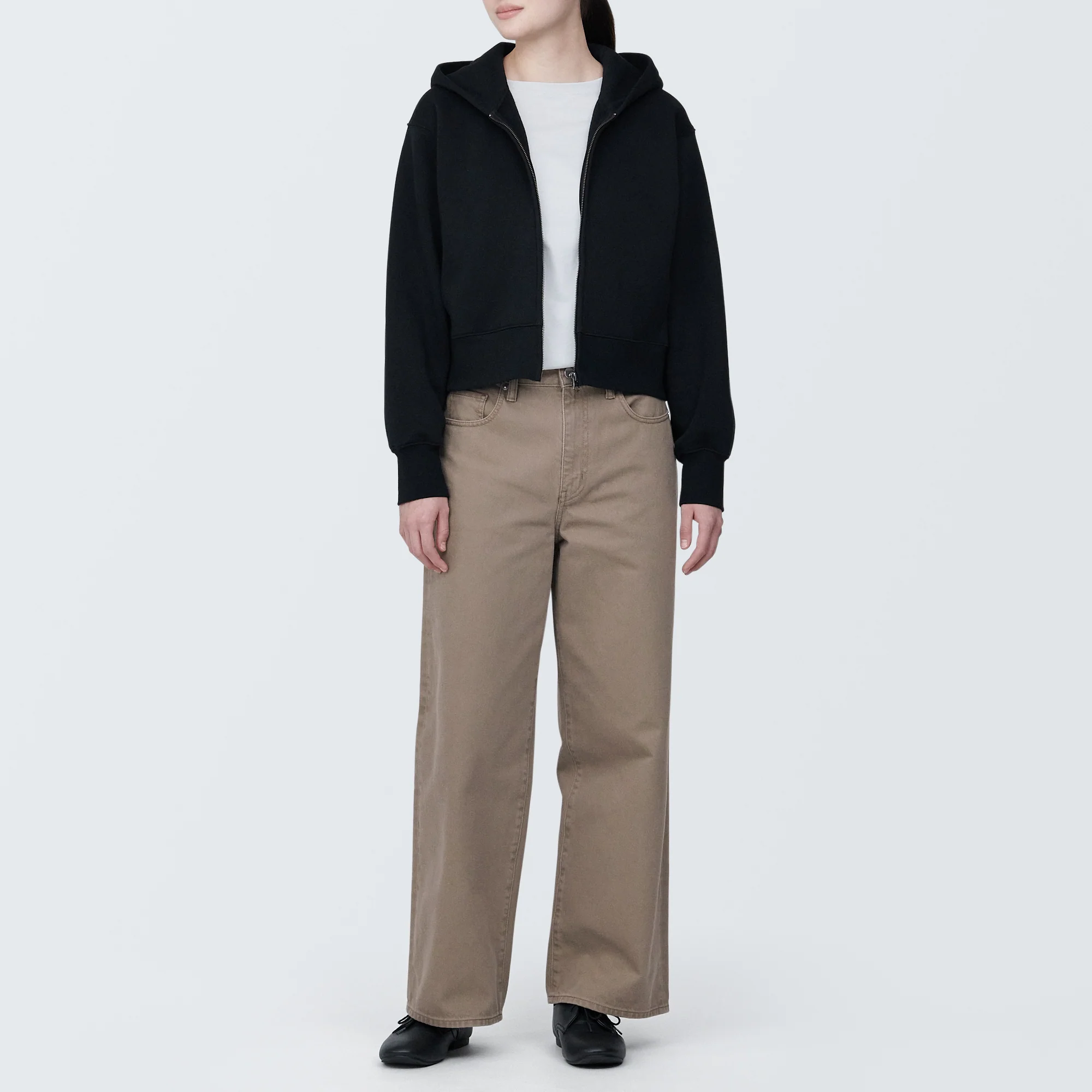 Women's Denim Wide Baggy Pants - Image 11