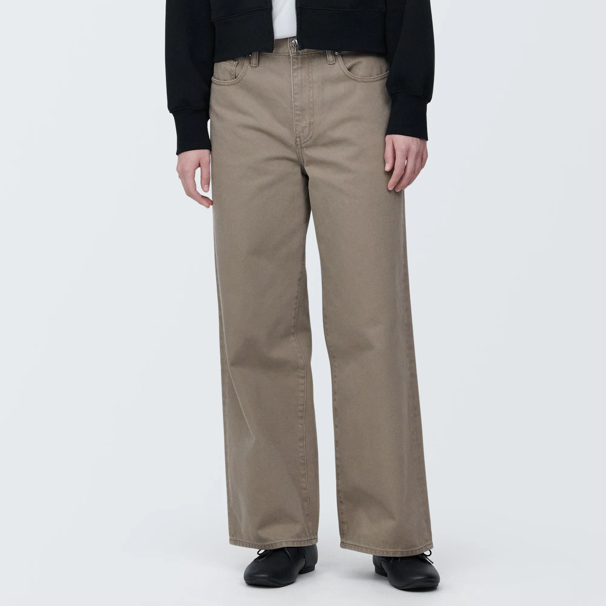 Women's Denim Wide Baggy Pants - Image 12