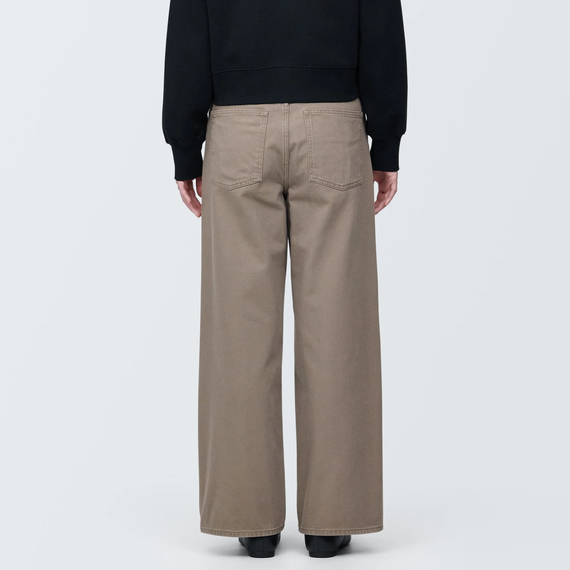 Women's Denim Wide Baggy Pants - Image 14