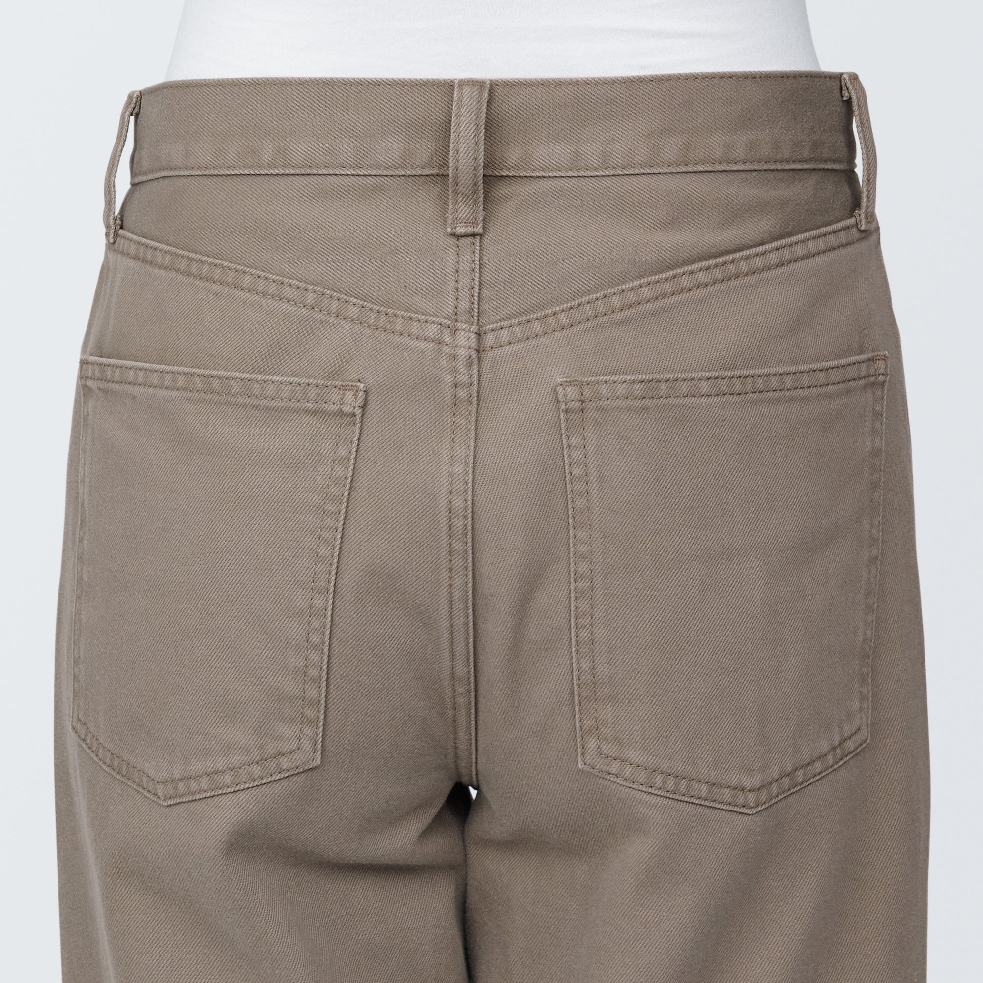 Women's Denim Wide Baggy Pants - Image 16