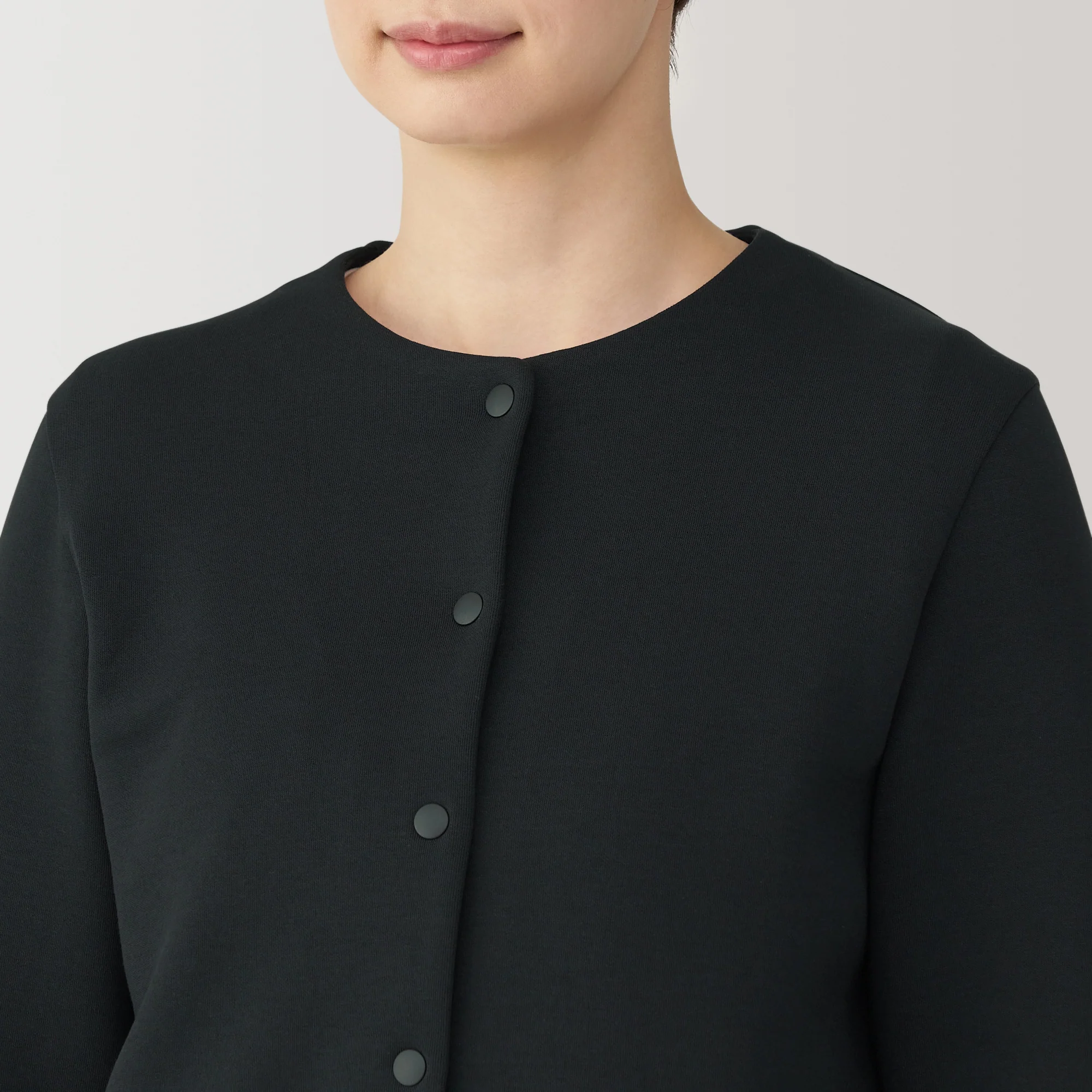 Women's Double Knitted Sweatshirt Cardigan - Image 7