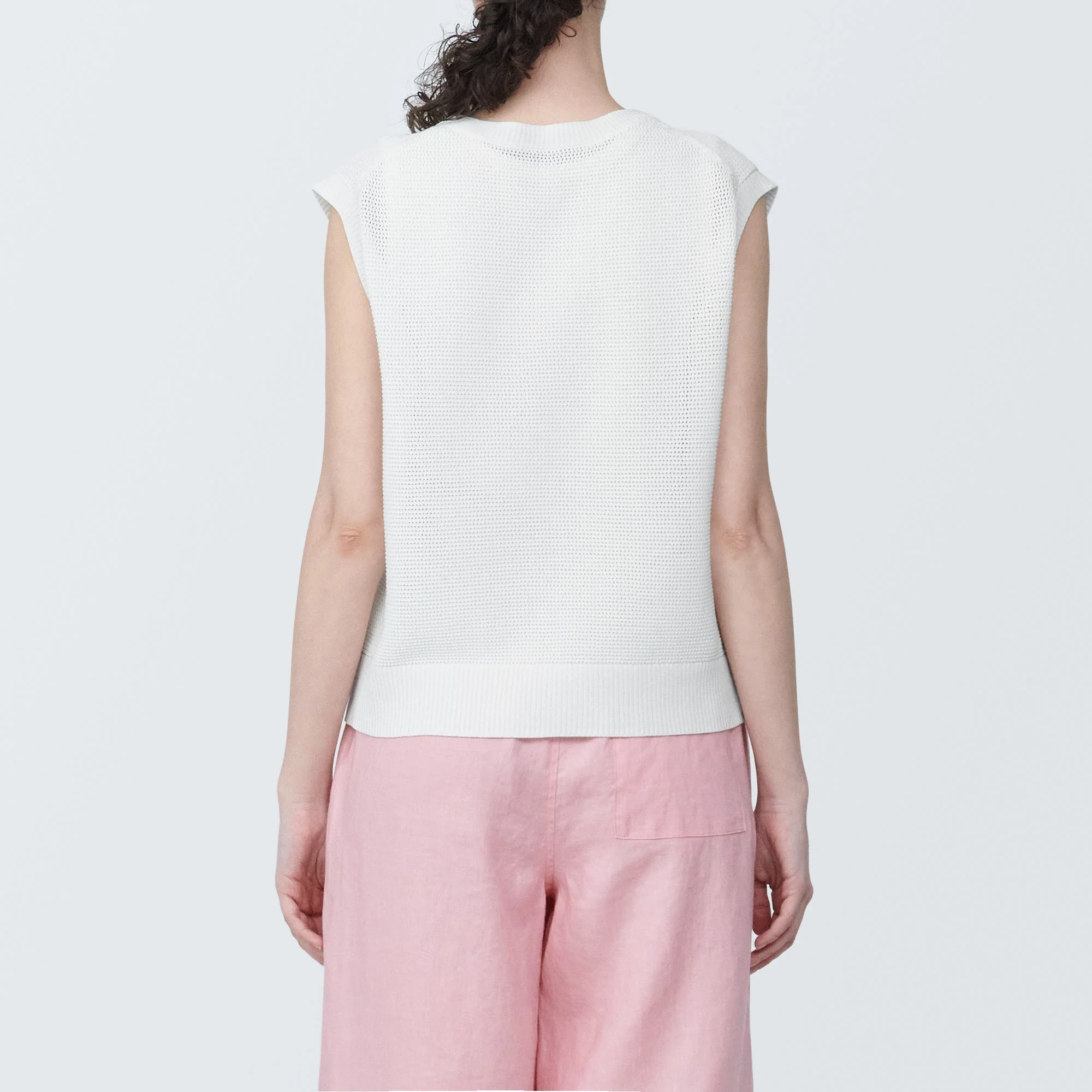 Women's High-Twist Mesh French Sleeve Sweater - Image 13