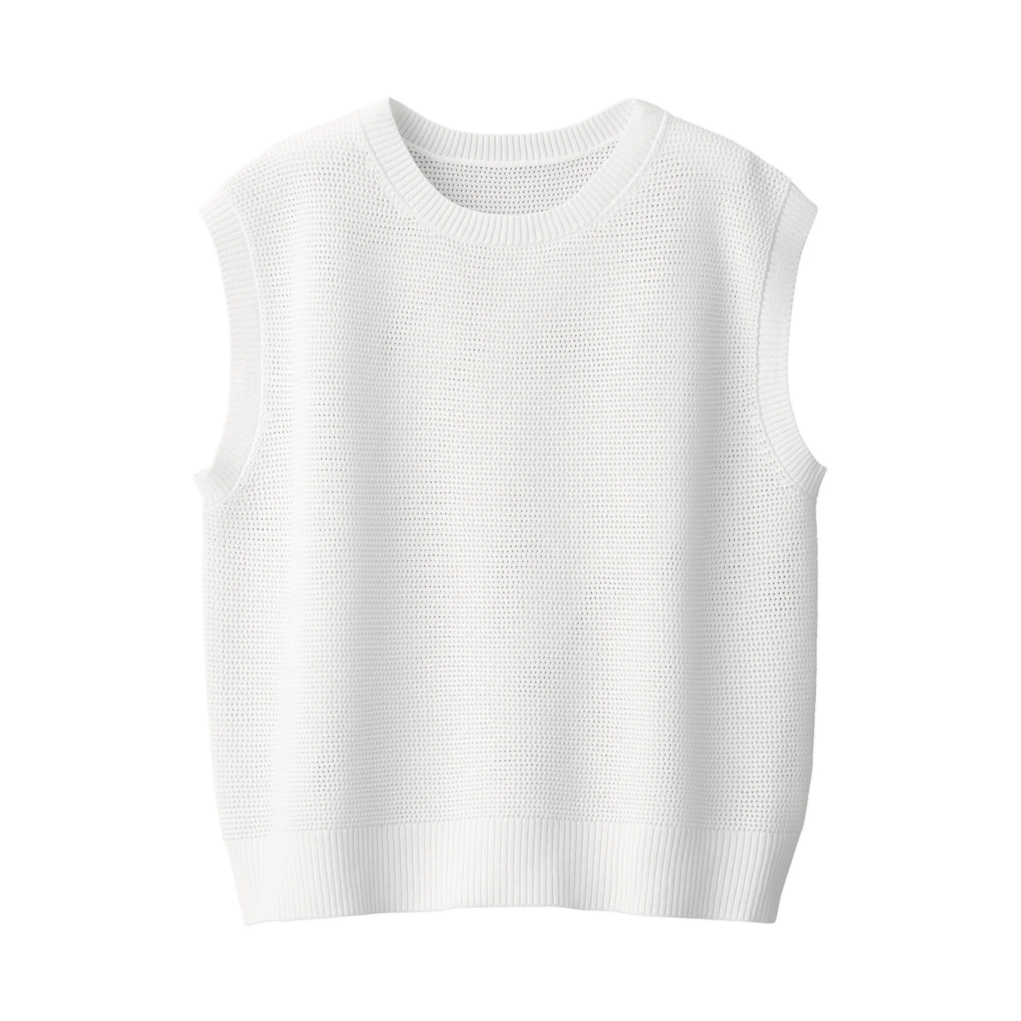 Women's High-Twist Mesh French Sleeve Sweater - Image 9