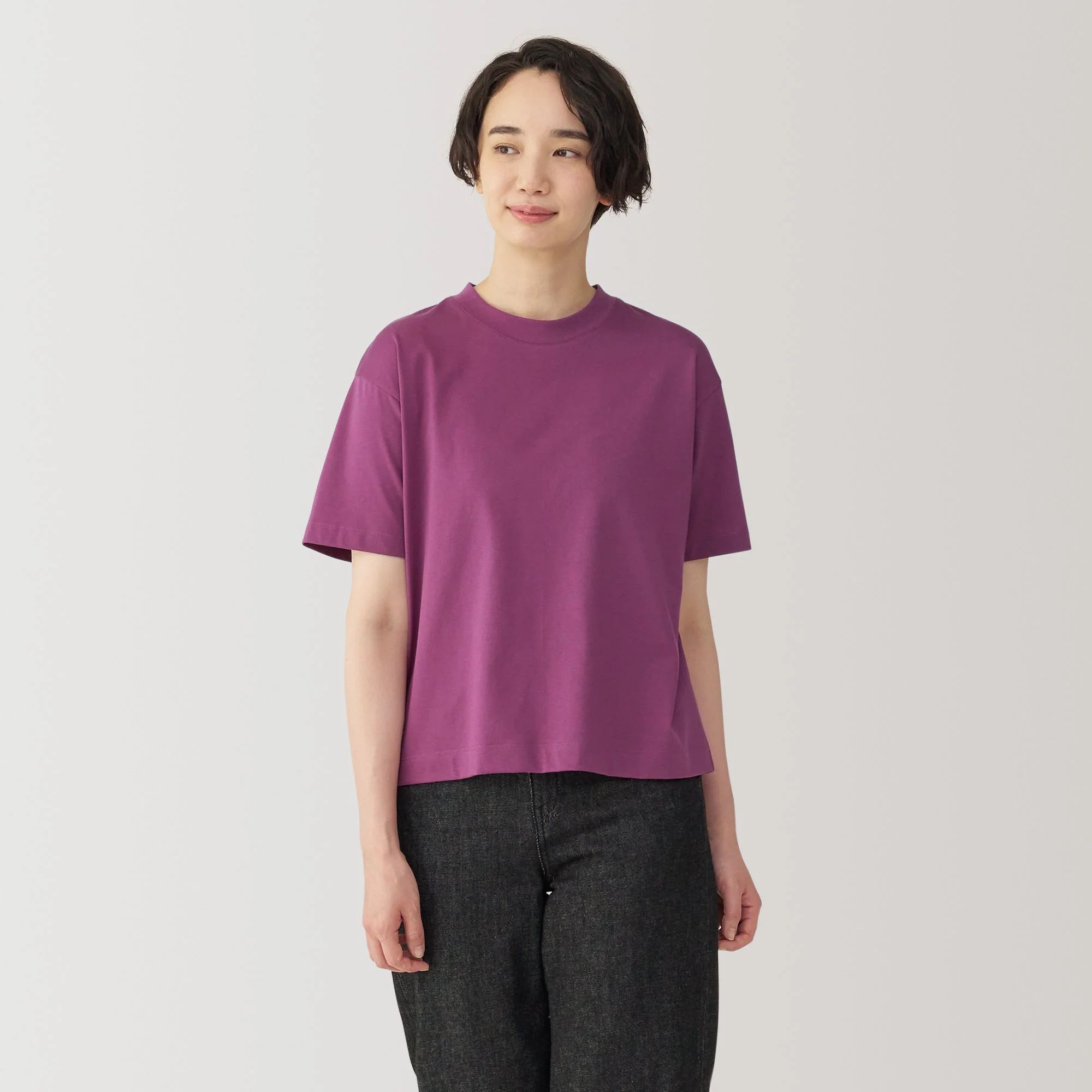 Women's Jersey Crew Neck Short Sleeve T-Shirt - Image 17