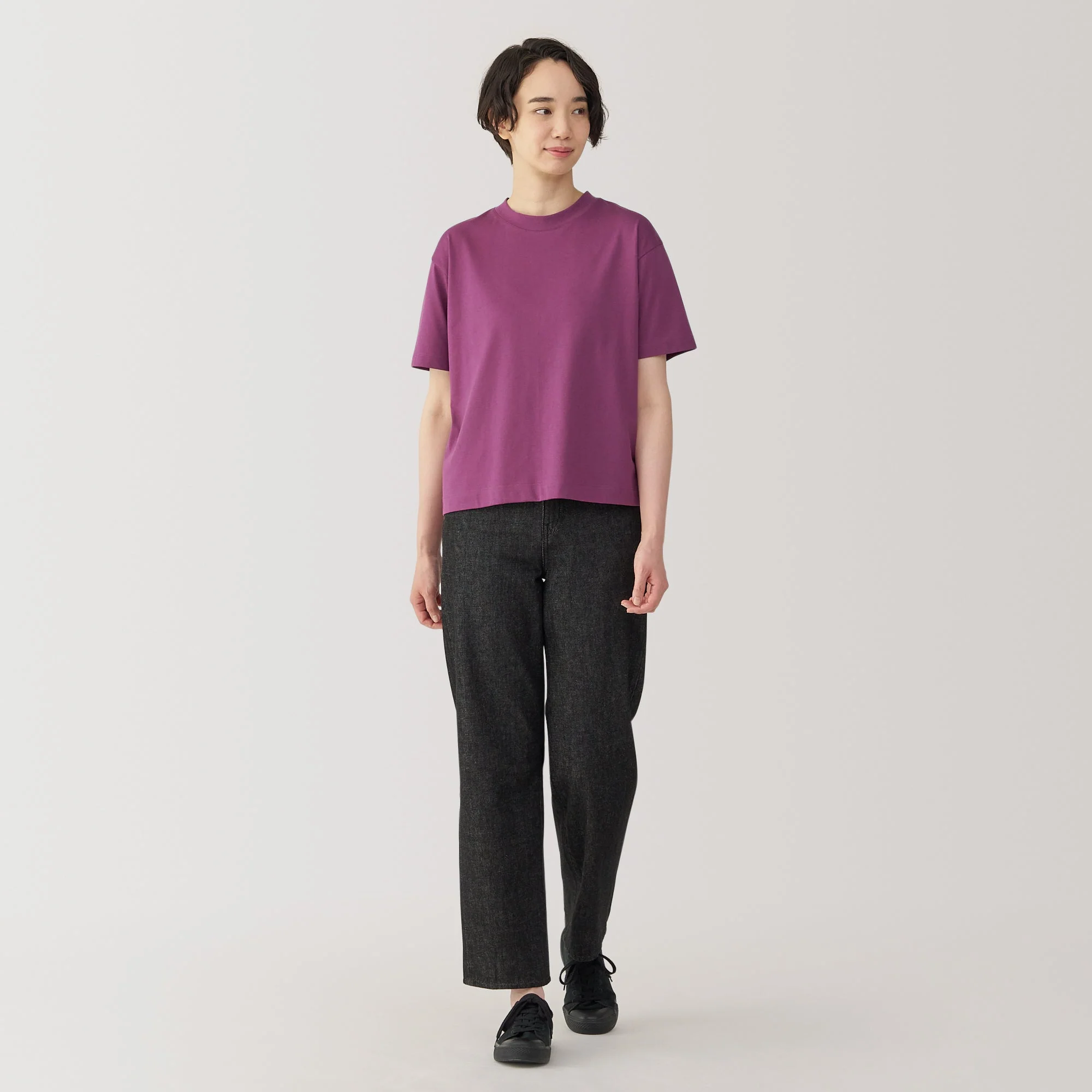 Women's Jersey Crew Neck Short Sleeve T-Shirt - Image 18