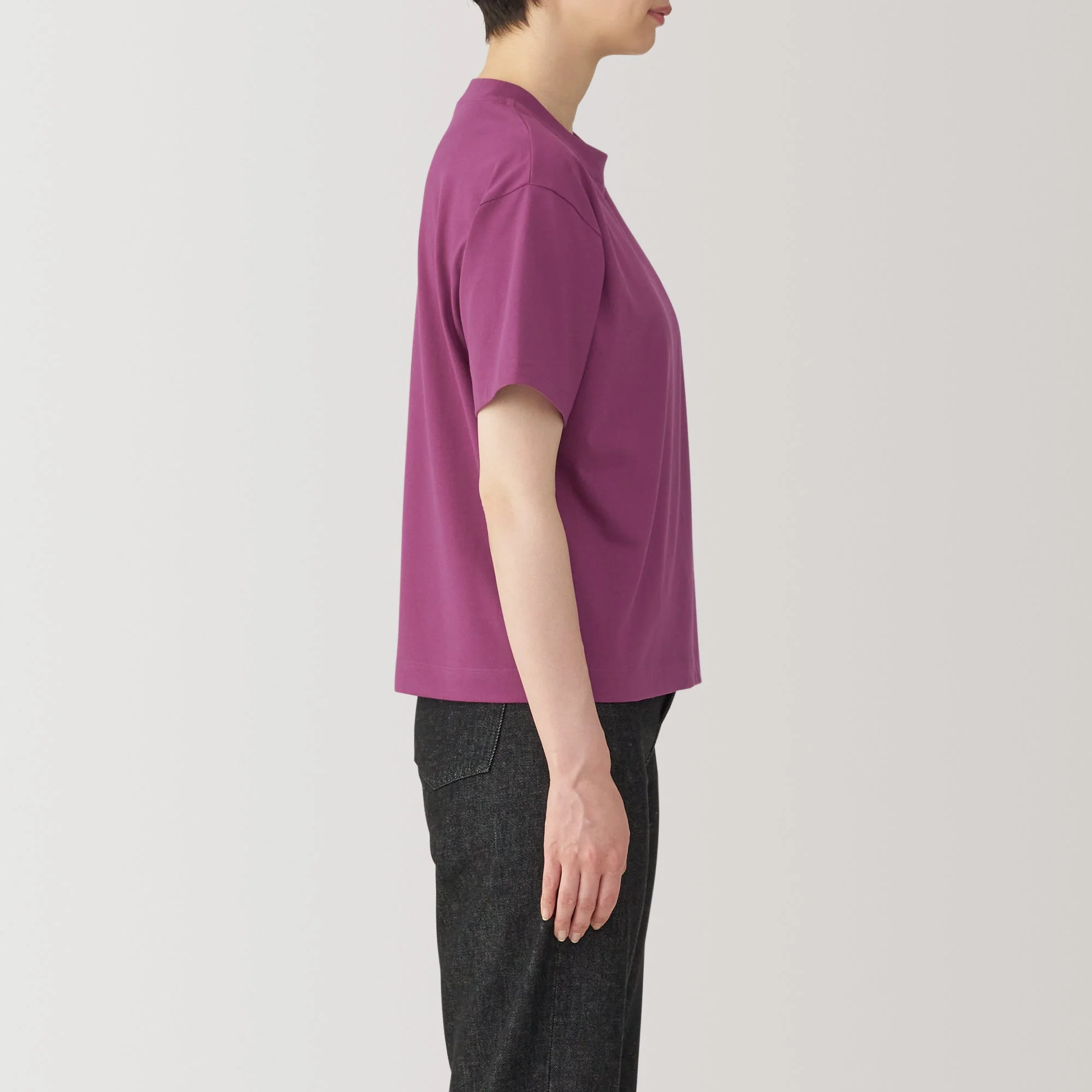 Women's Jersey Crew Neck Short Sleeve T-Shirt - Image 19