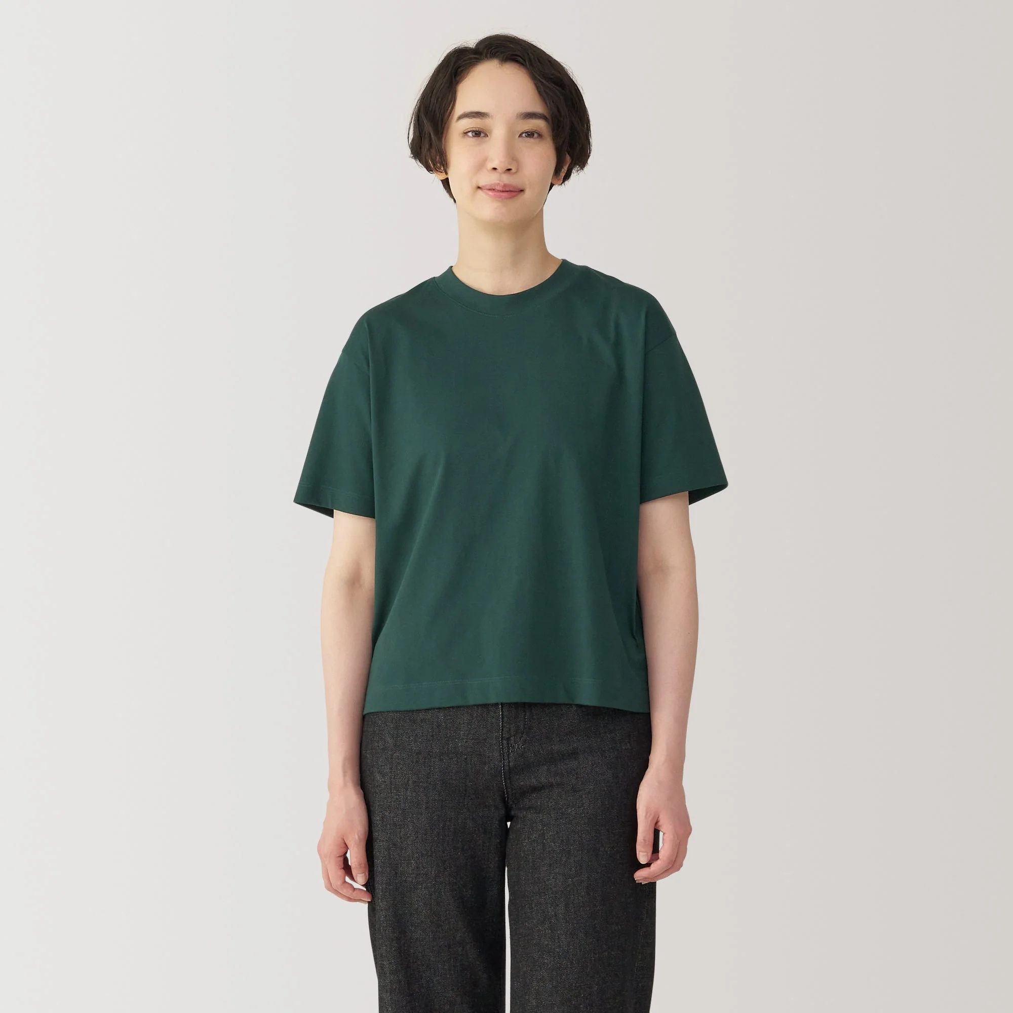 Women's Jersey Crew Neck Short Sleeve T-Shirt - Image 31