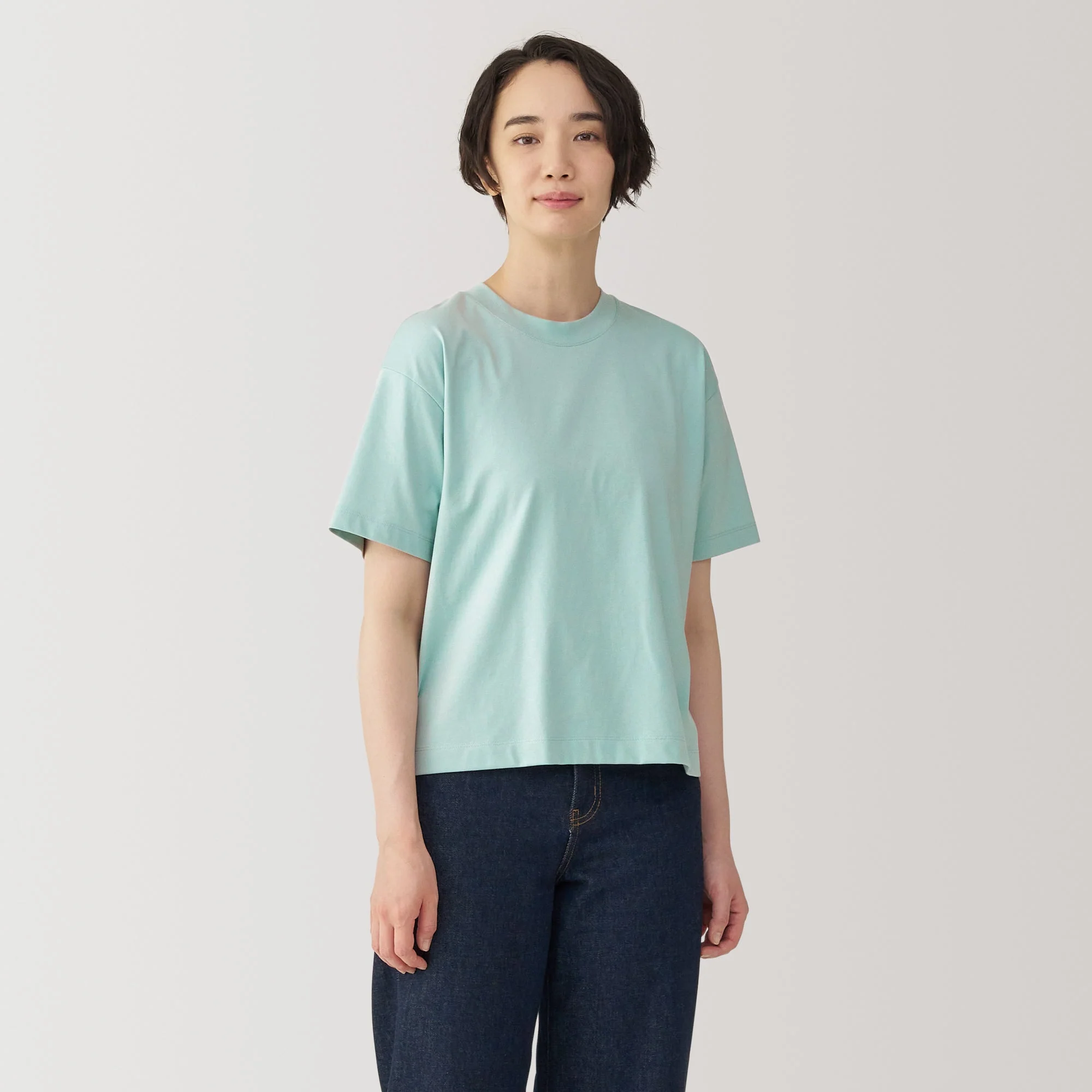 Women's Jersey Crew Neck Short Sleeve T-Shirt - Image 38