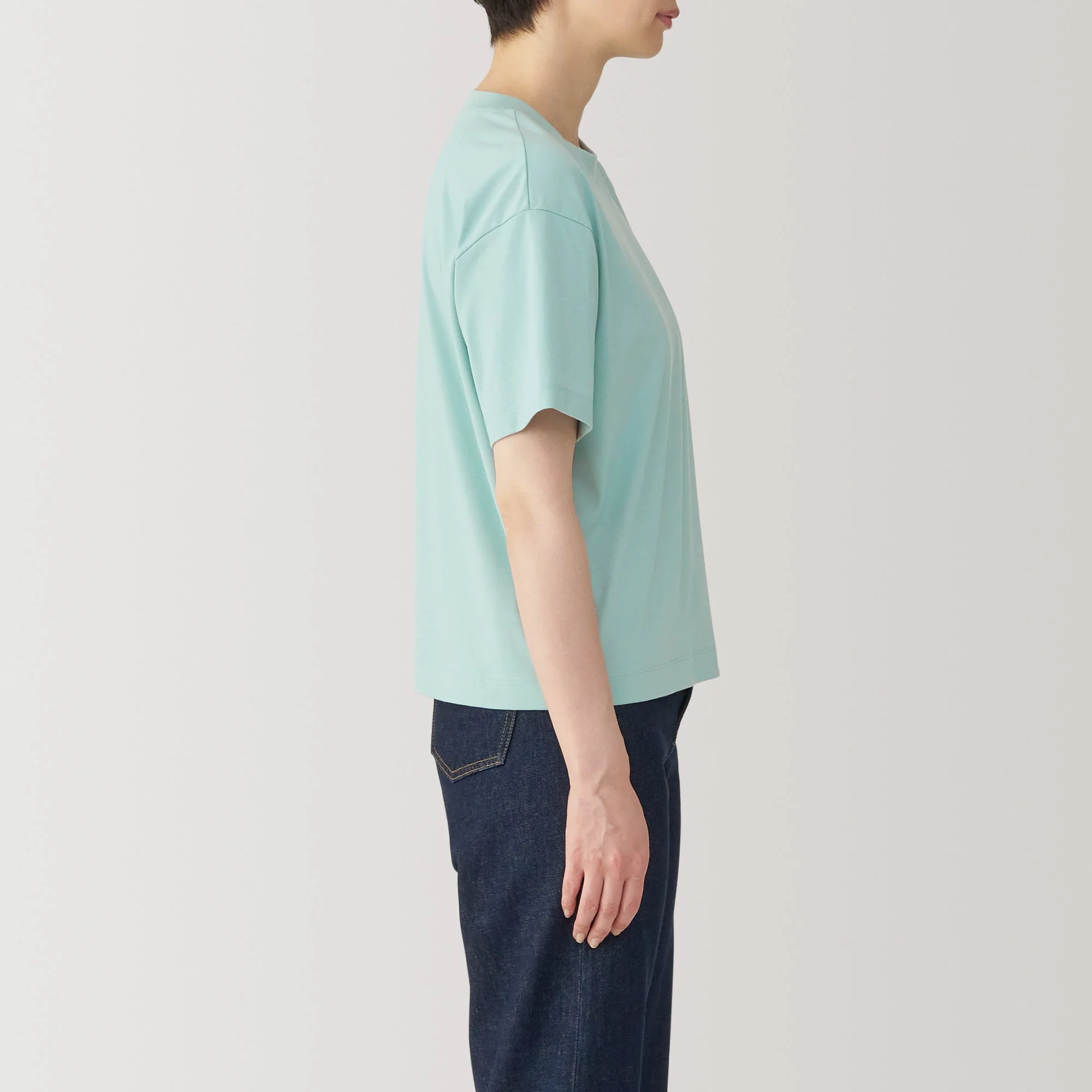 Women's Jersey Crew Neck Short Sleeve T-Shirt - Image 40
