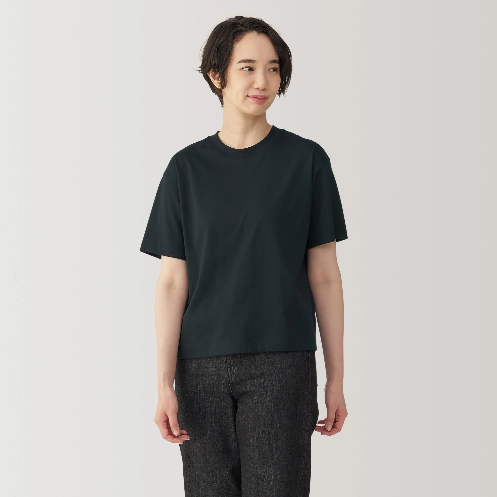 Women's Jersey Crew Neck Short Sleeve T-Shirt - Image 45