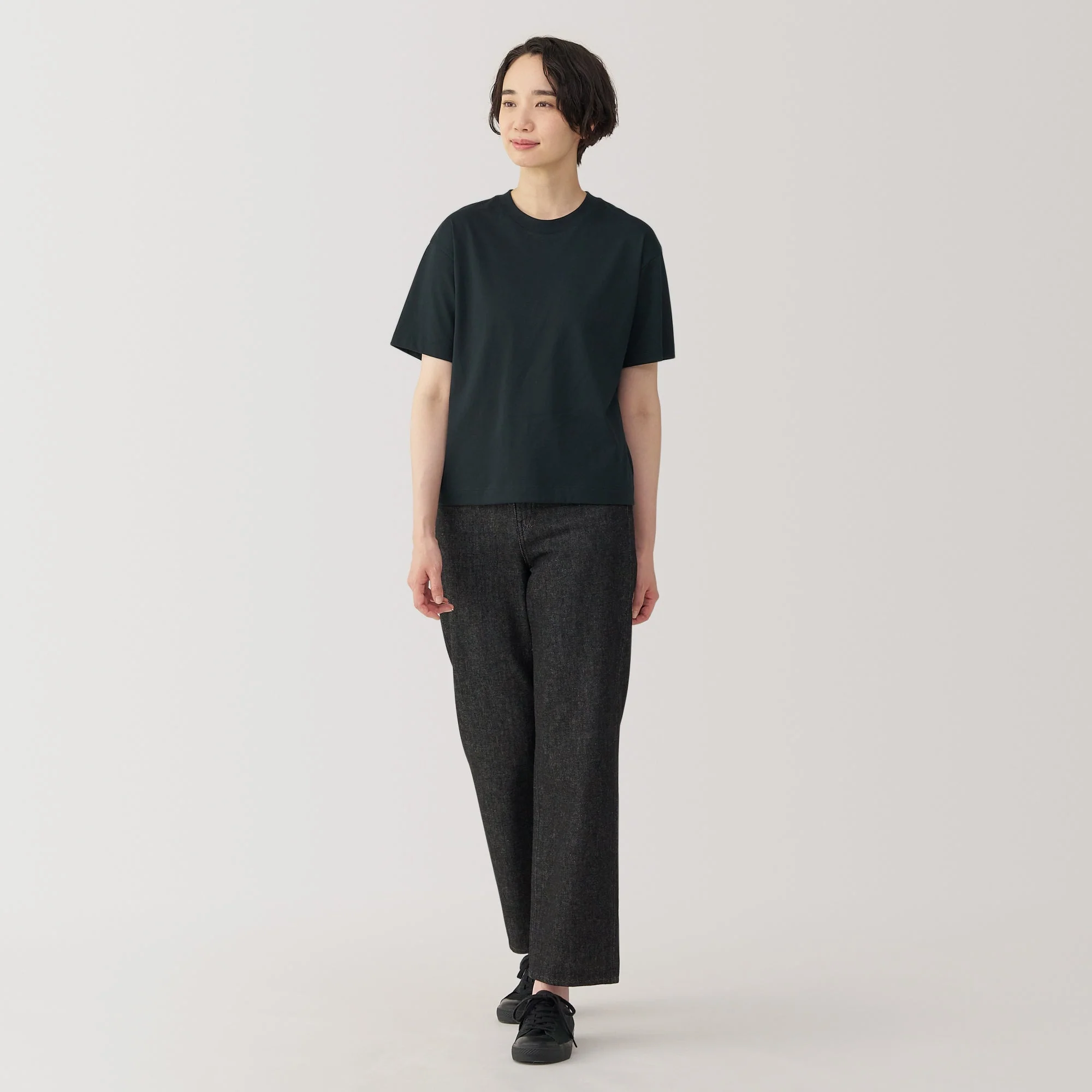 Women's Jersey Crew Neck Short Sleeve T-Shirt - Image 46