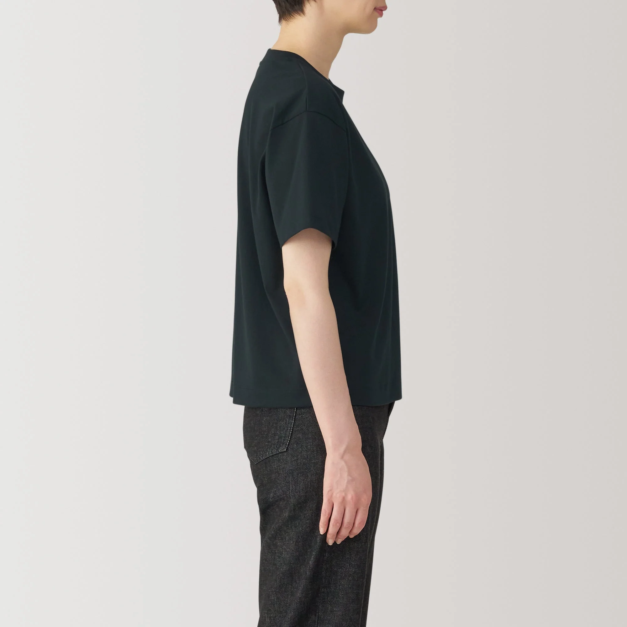 Women's Jersey Crew Neck Short Sleeve T-Shirt - Image 47