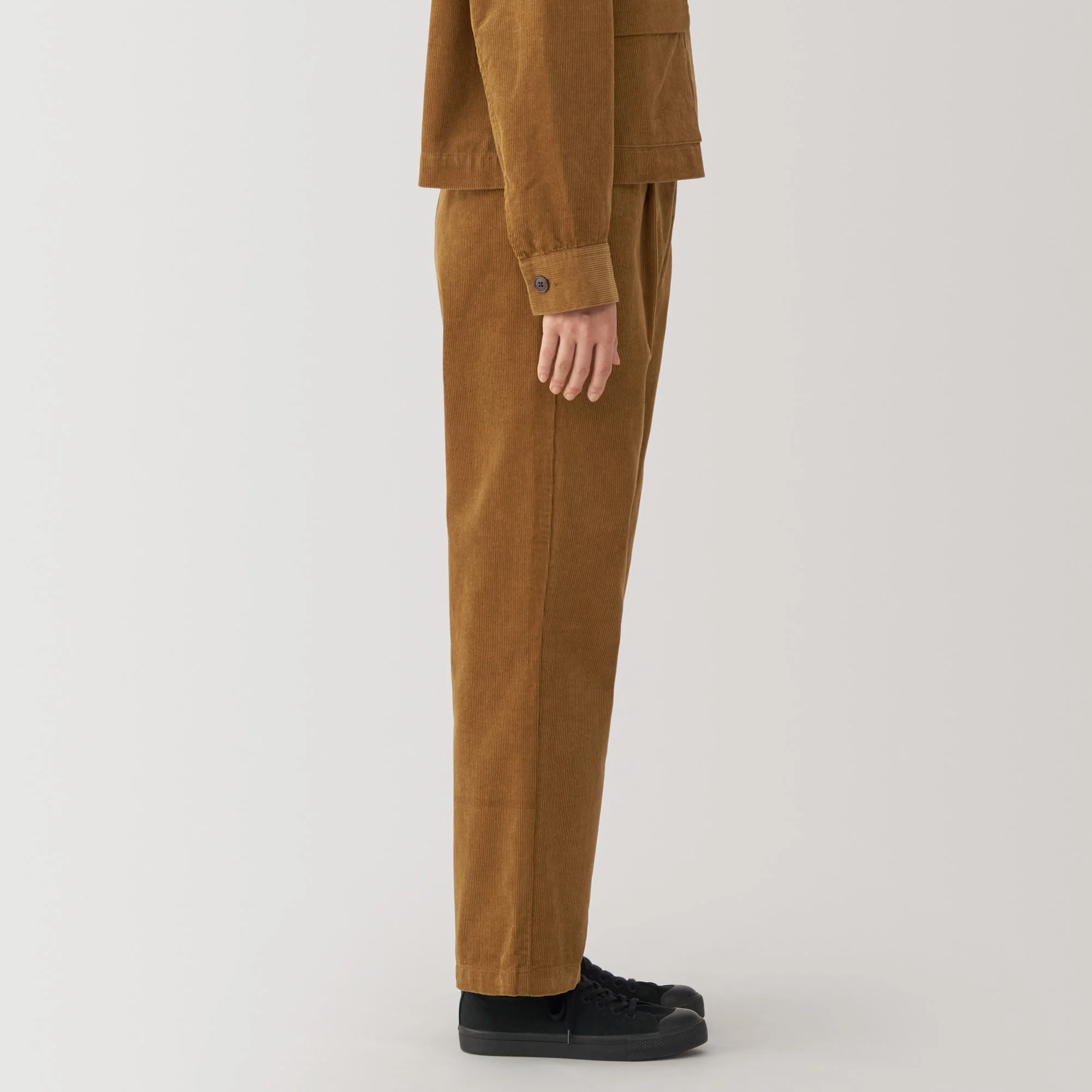 Women's Kapok Blend Corduroy Darted Pants - Image 5
