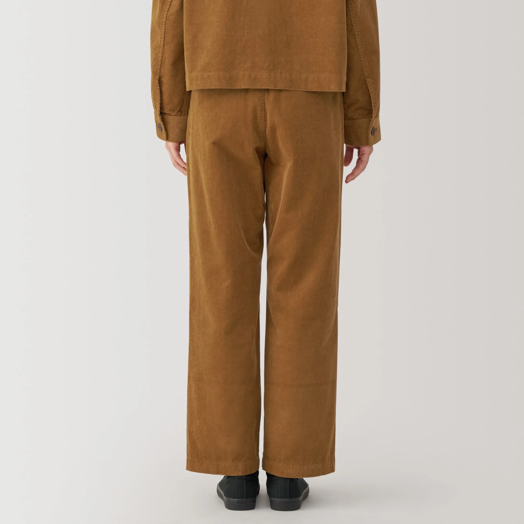 Women's Kapok Blend Corduroy Darted Pants - Image 6