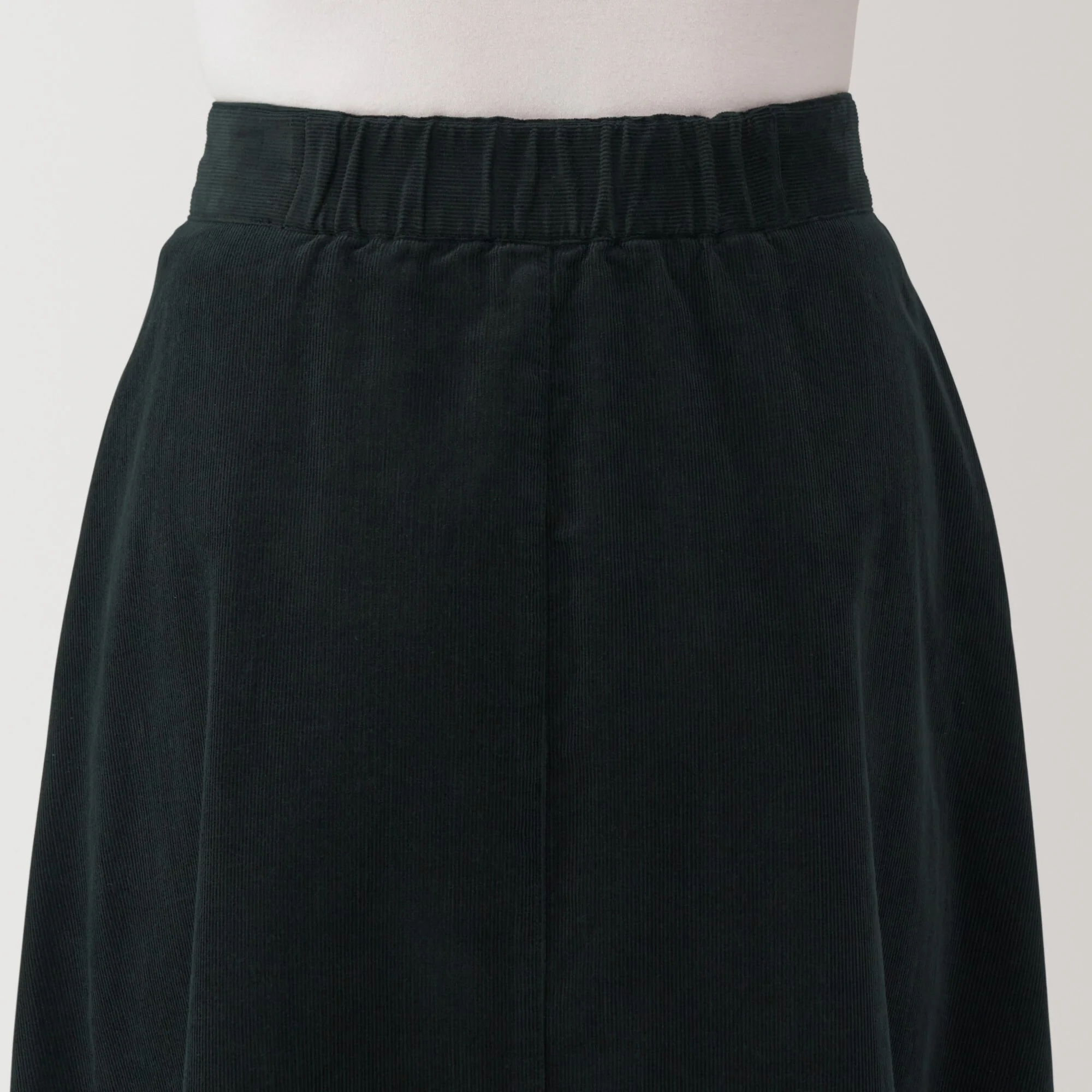 Women's Kapok Blend Corduroy Flared Skirt - Image 18