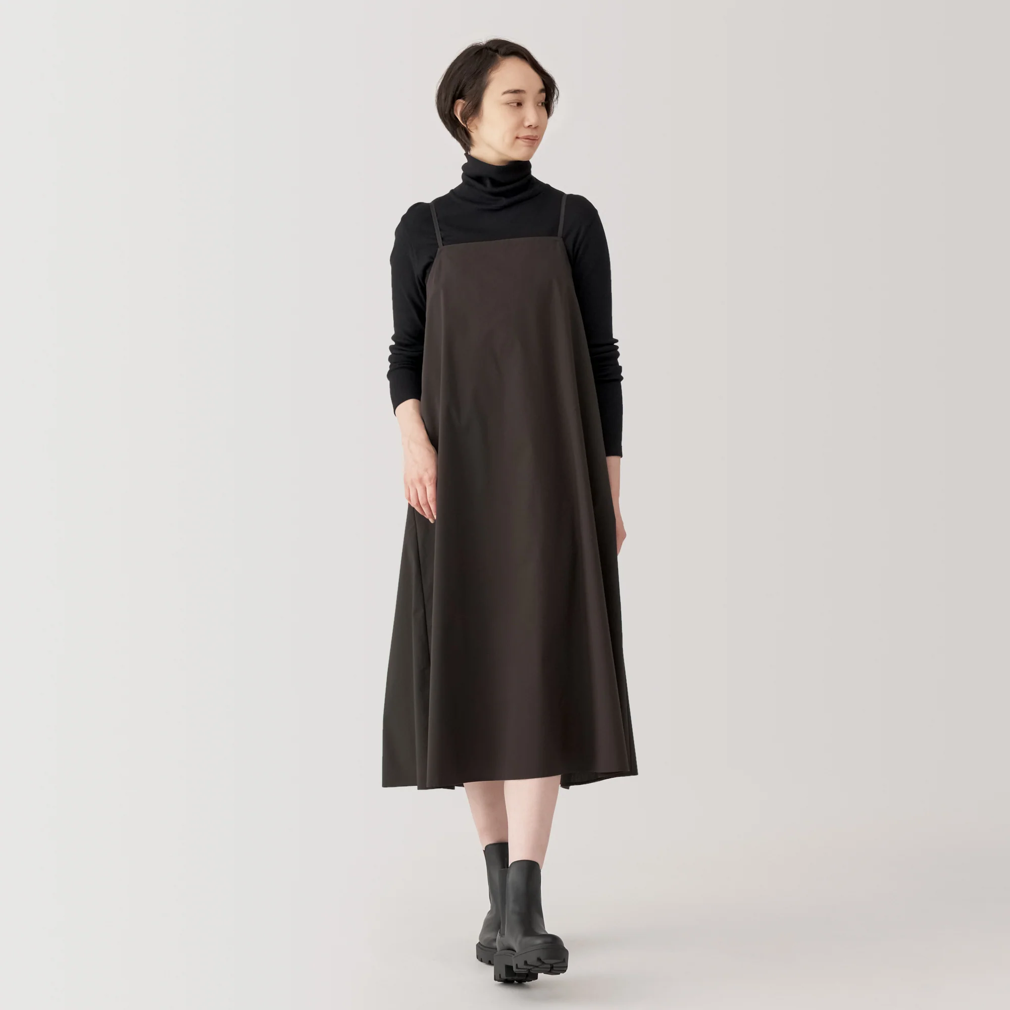 Women's Quick Dry Broadcloth Patterned Camisole Dress - Image 21